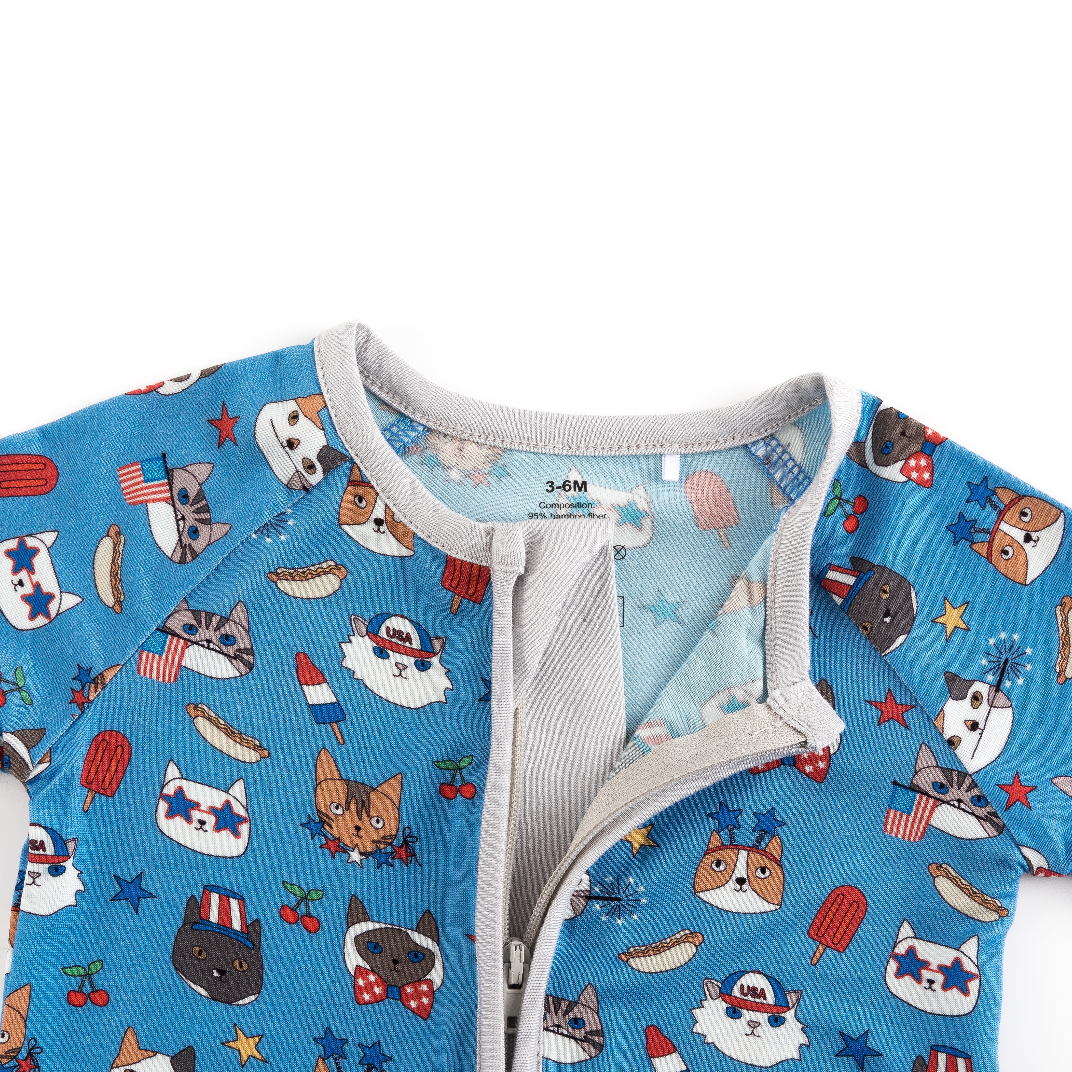 Freedom Cats (convertible Zip Footies)