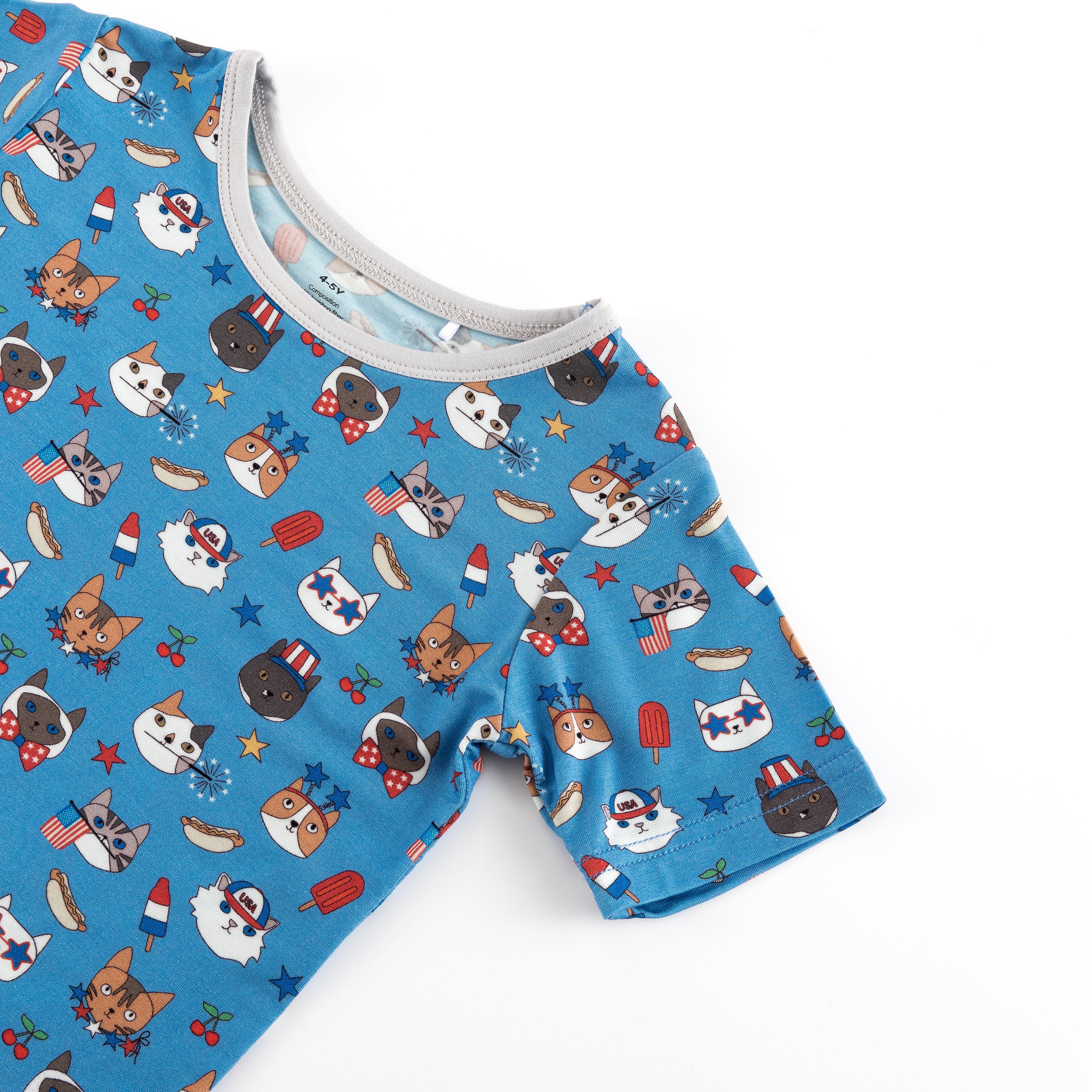 Freedom Cats (short Sleeve Pj)