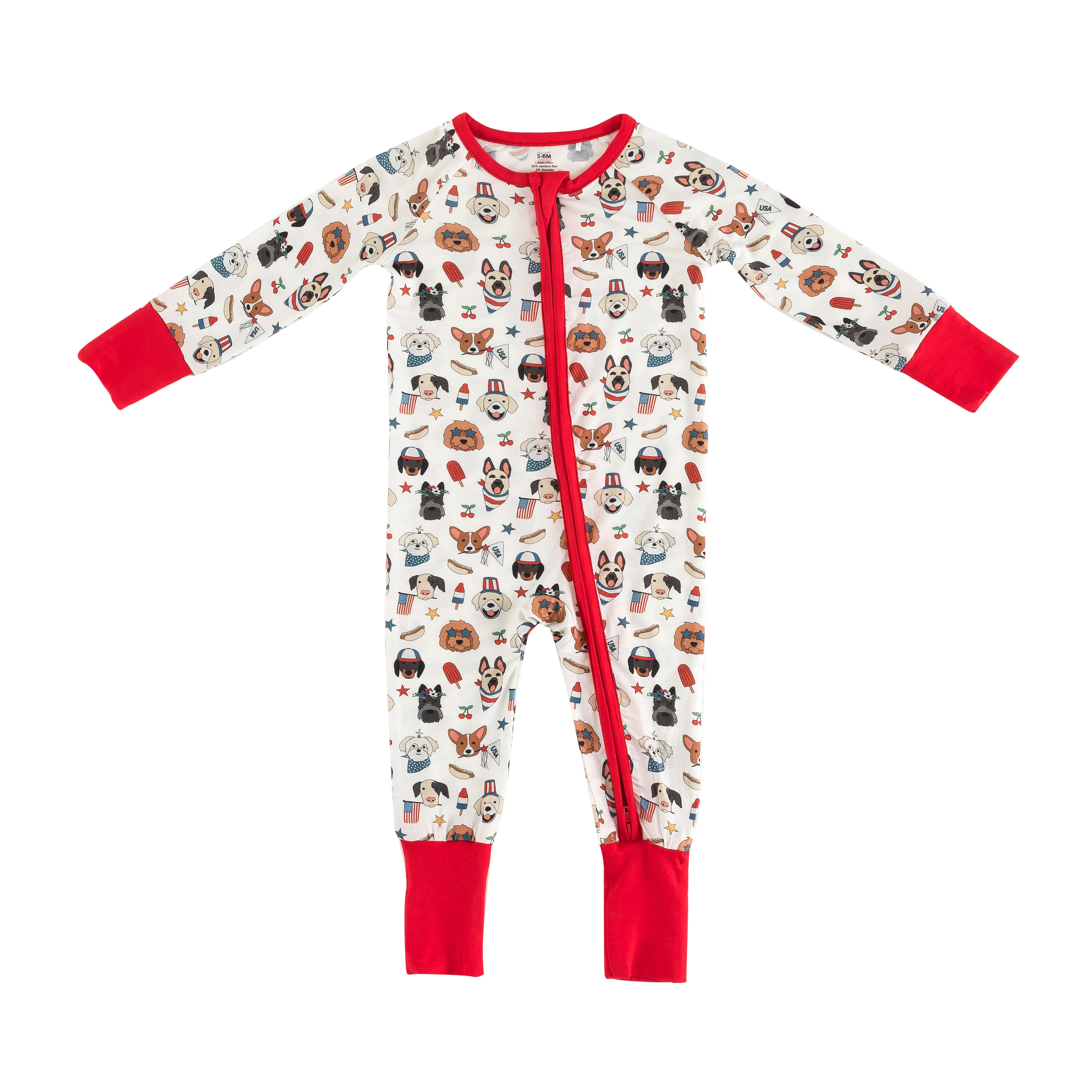 Freedom Dogs (convertible Zip Footies)