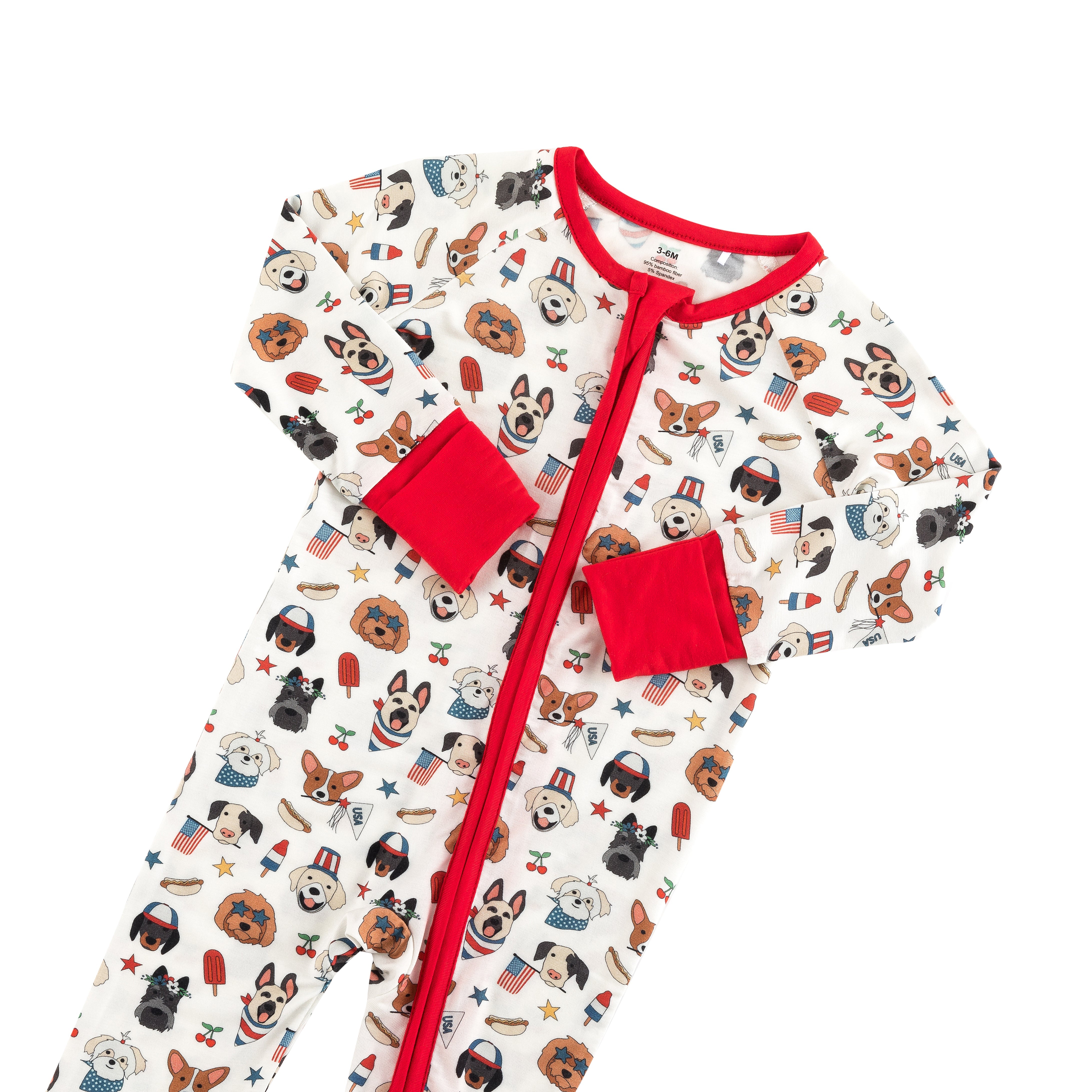 Freedom Dogs (convertible Zip Footies)