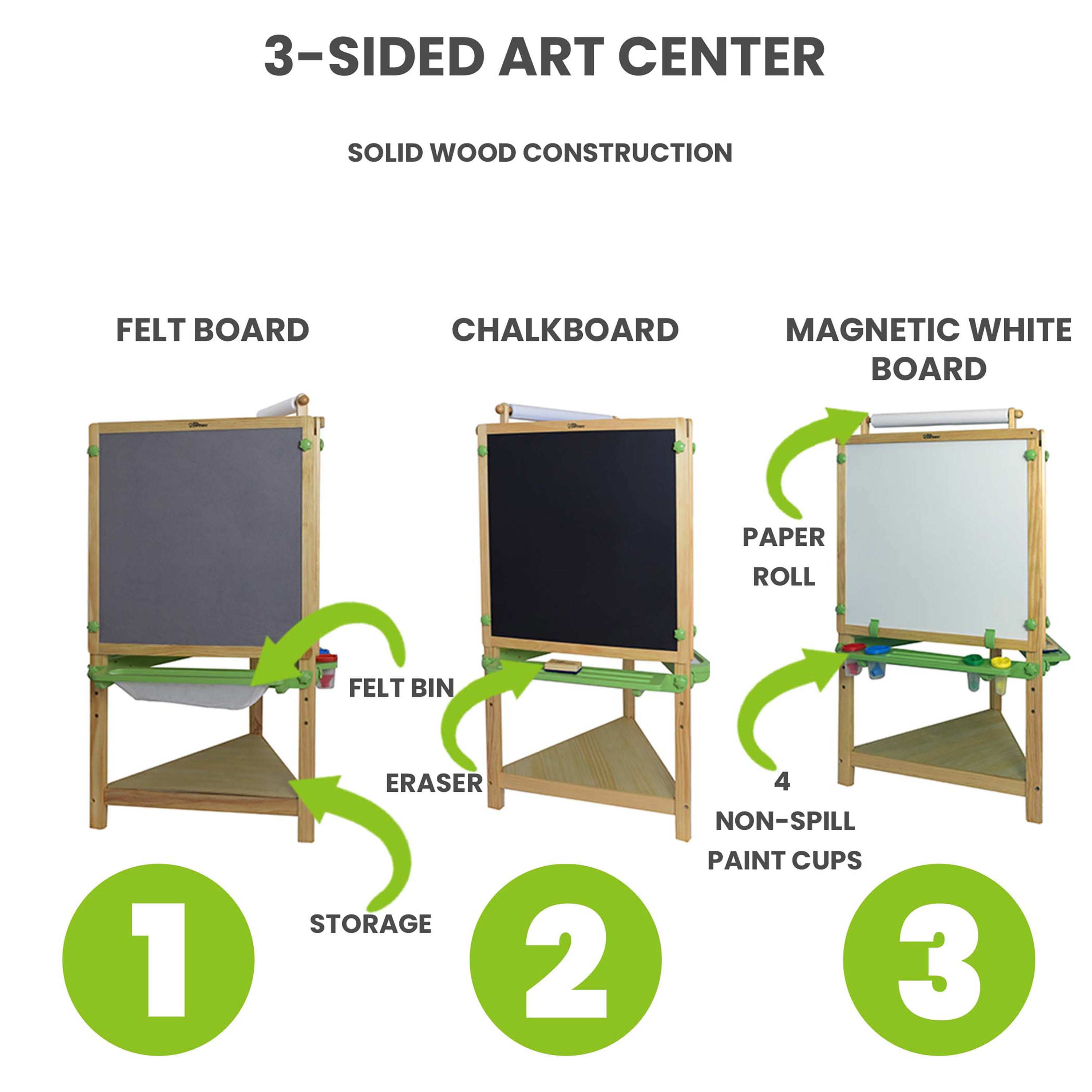 Tri-sided Art Center