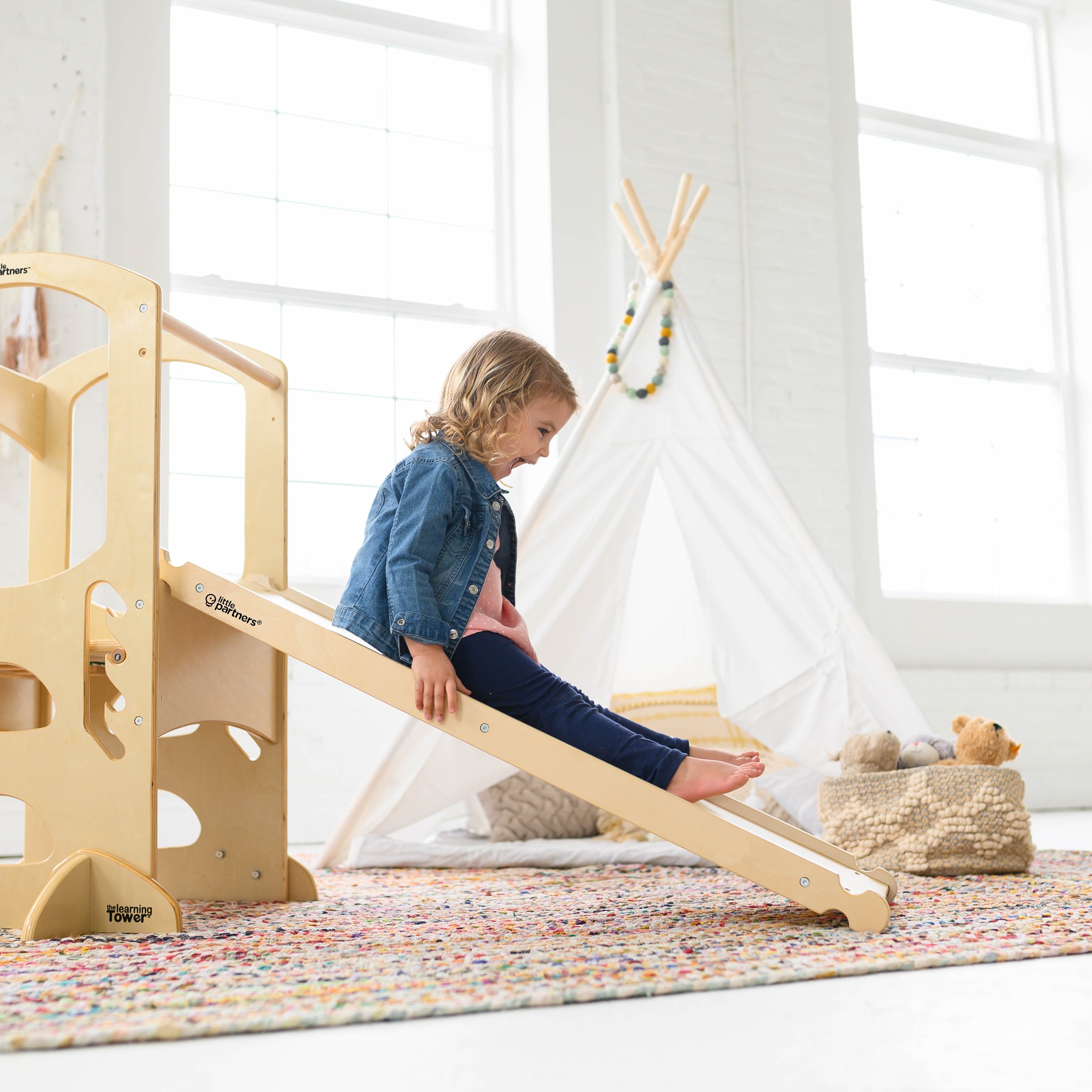 Little Parters 2-in-1 Climbing Ramp / Slide