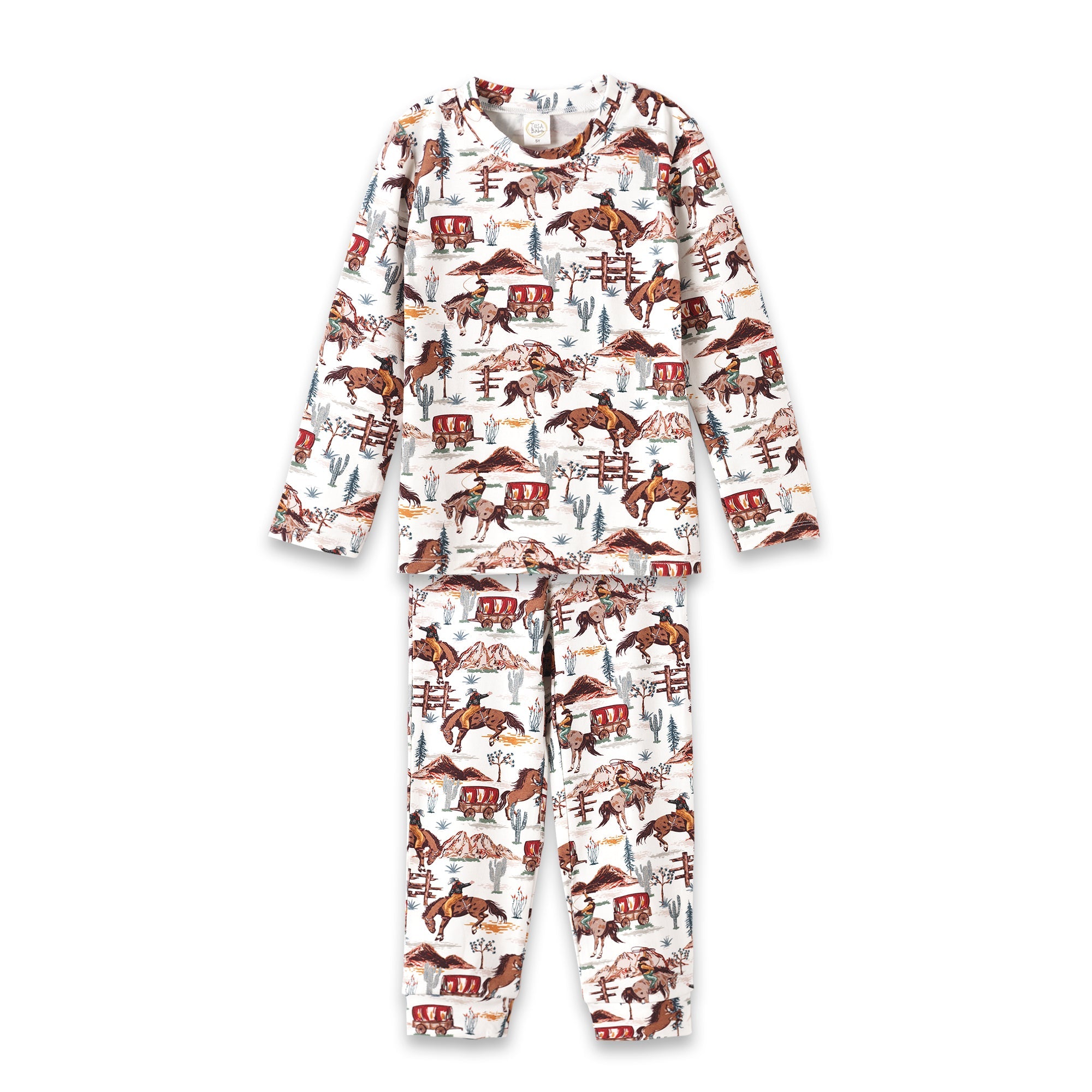 Cowboy Kids Pajama Set – Western Spirit Bamboo Cotton
