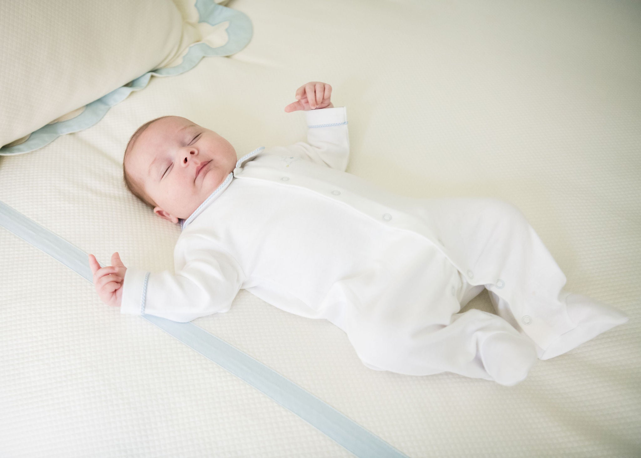 Baby Puppy Cotton Knit Footie