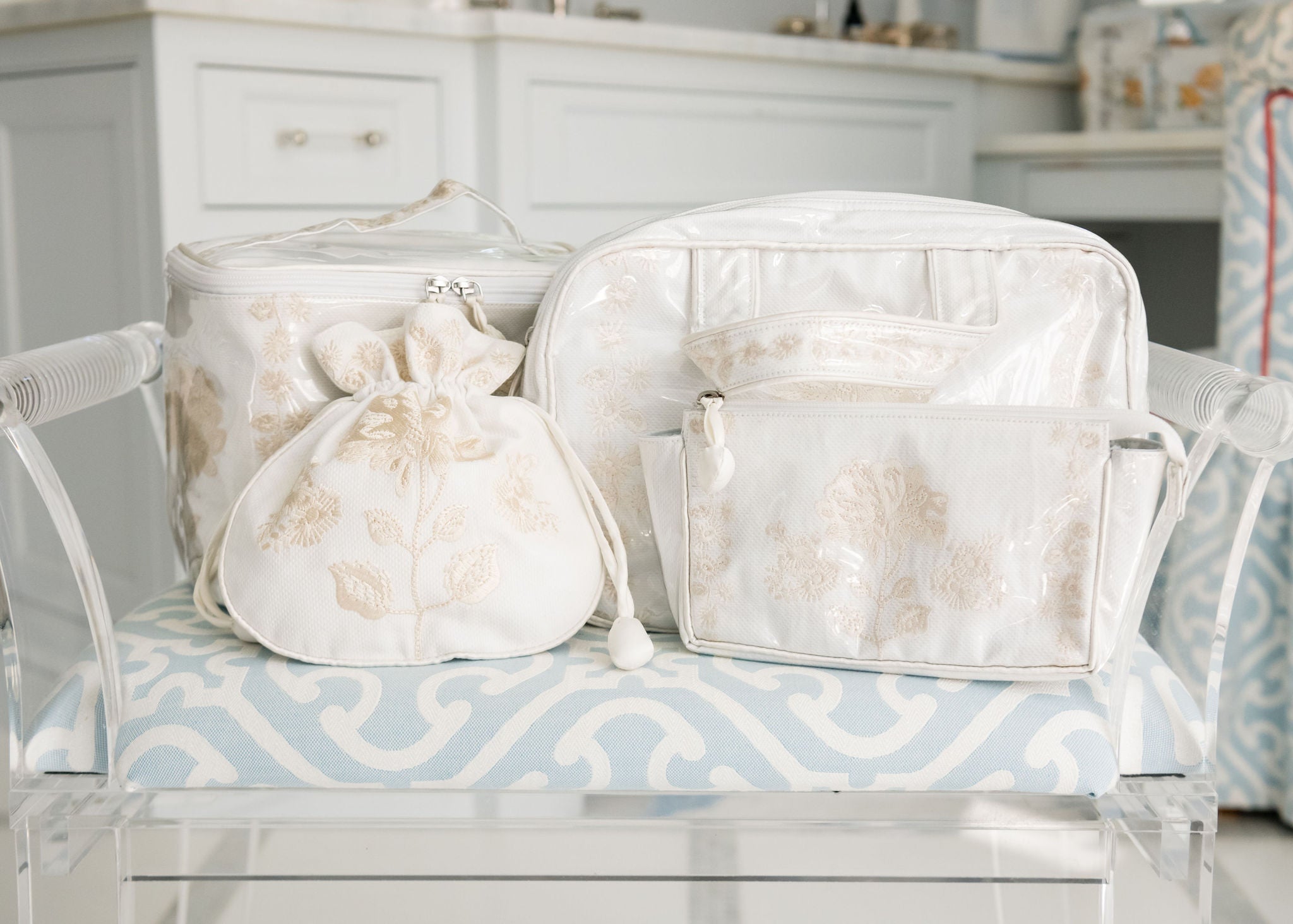 Peony Jewelry Pouch