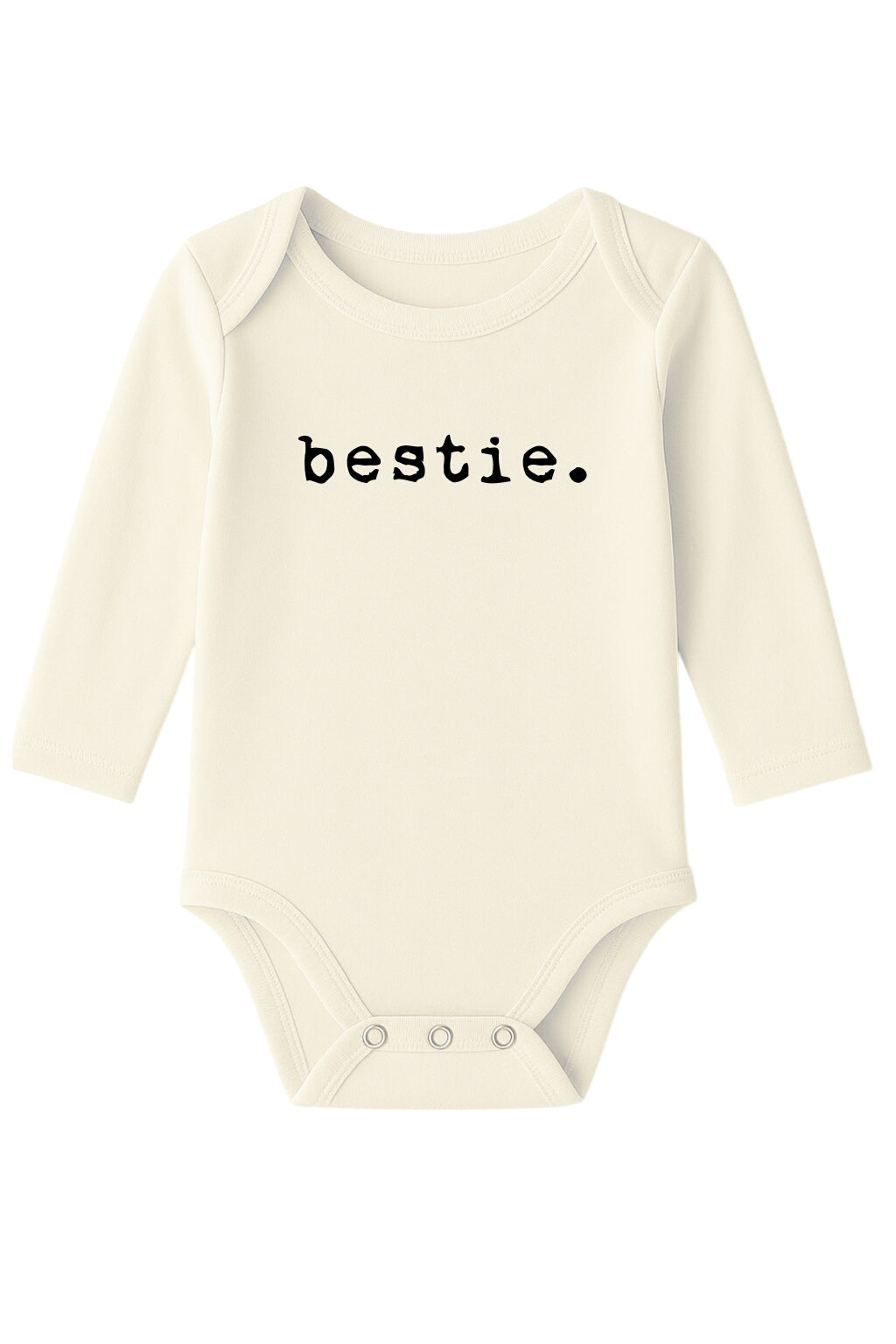 Bestie Organic Cotton Baby Bodysuit Long Sleeve