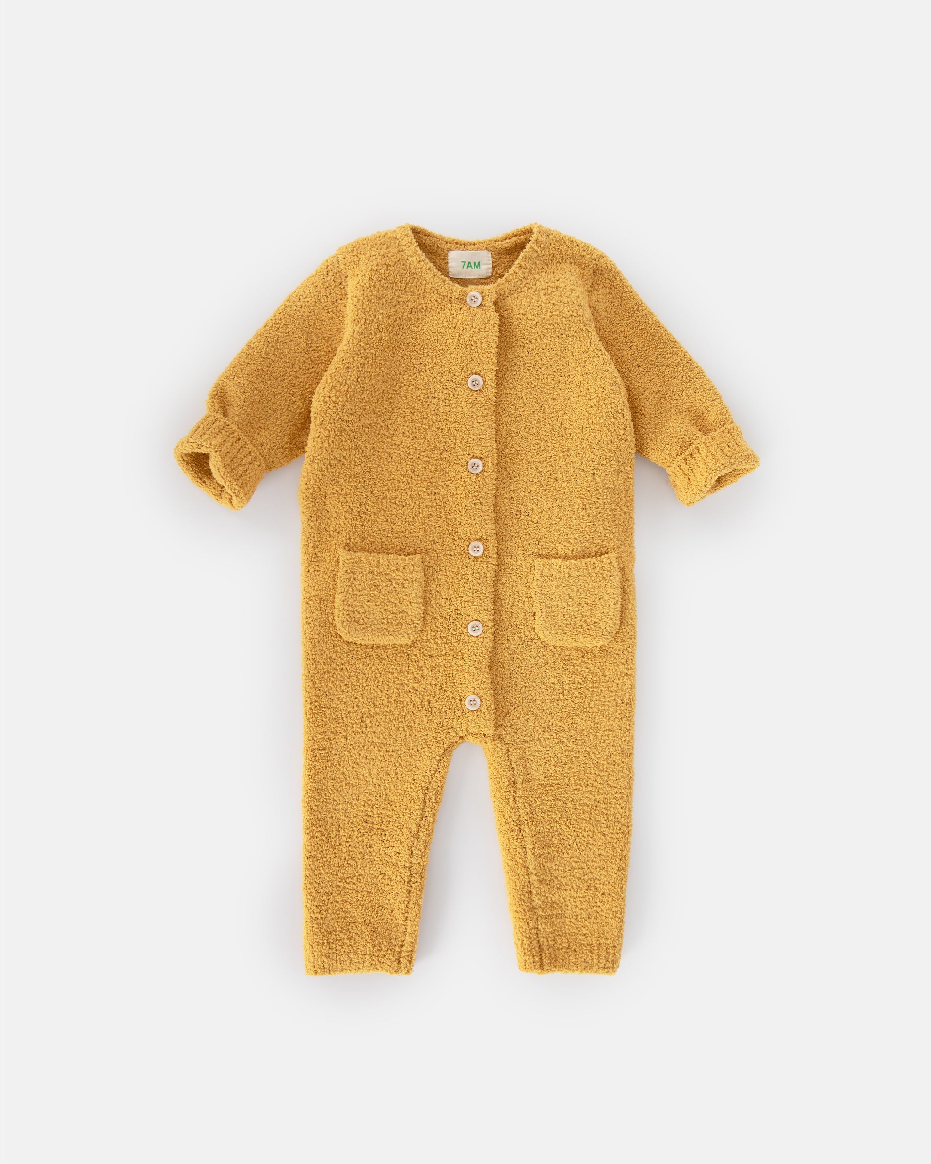 Long Sleeve Jumpsuit - Fuzzy