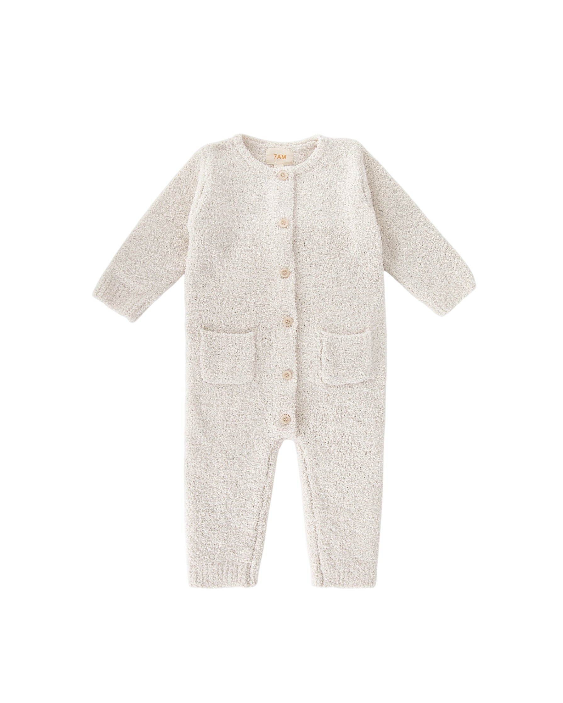 Long Sleeve Jumpsuit - Fuzzy