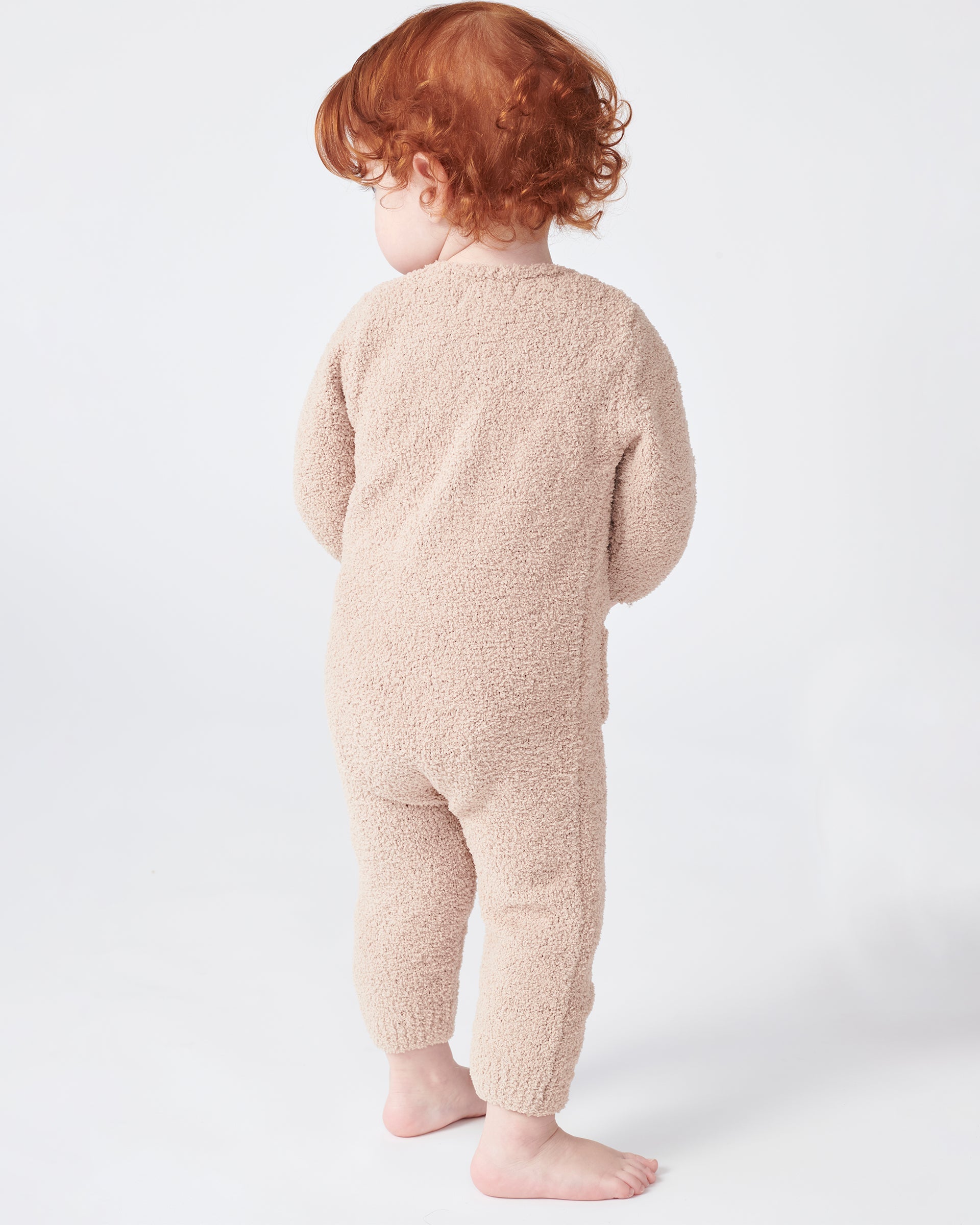 Long Sleeve Jumpsuit - Fuzzy
