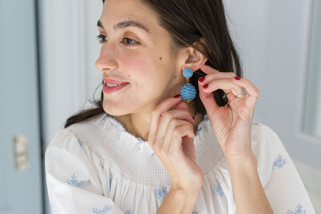 Nancy Cotton Embroidered Long Sleeve Nightgown