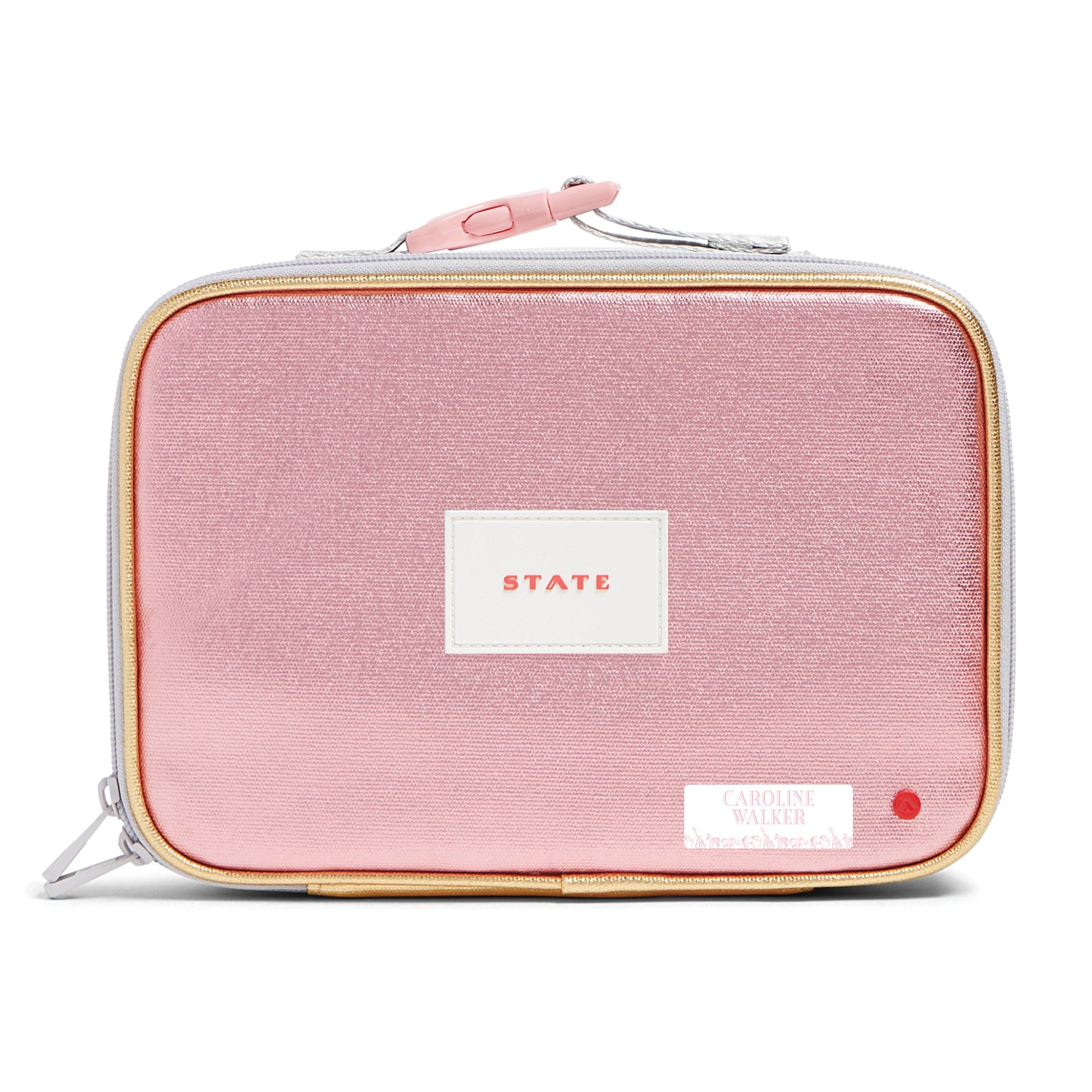 Pink Safari Vinyl School Labels