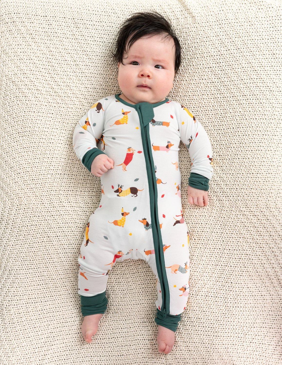 Baby's Footed Bamboo Pajamas