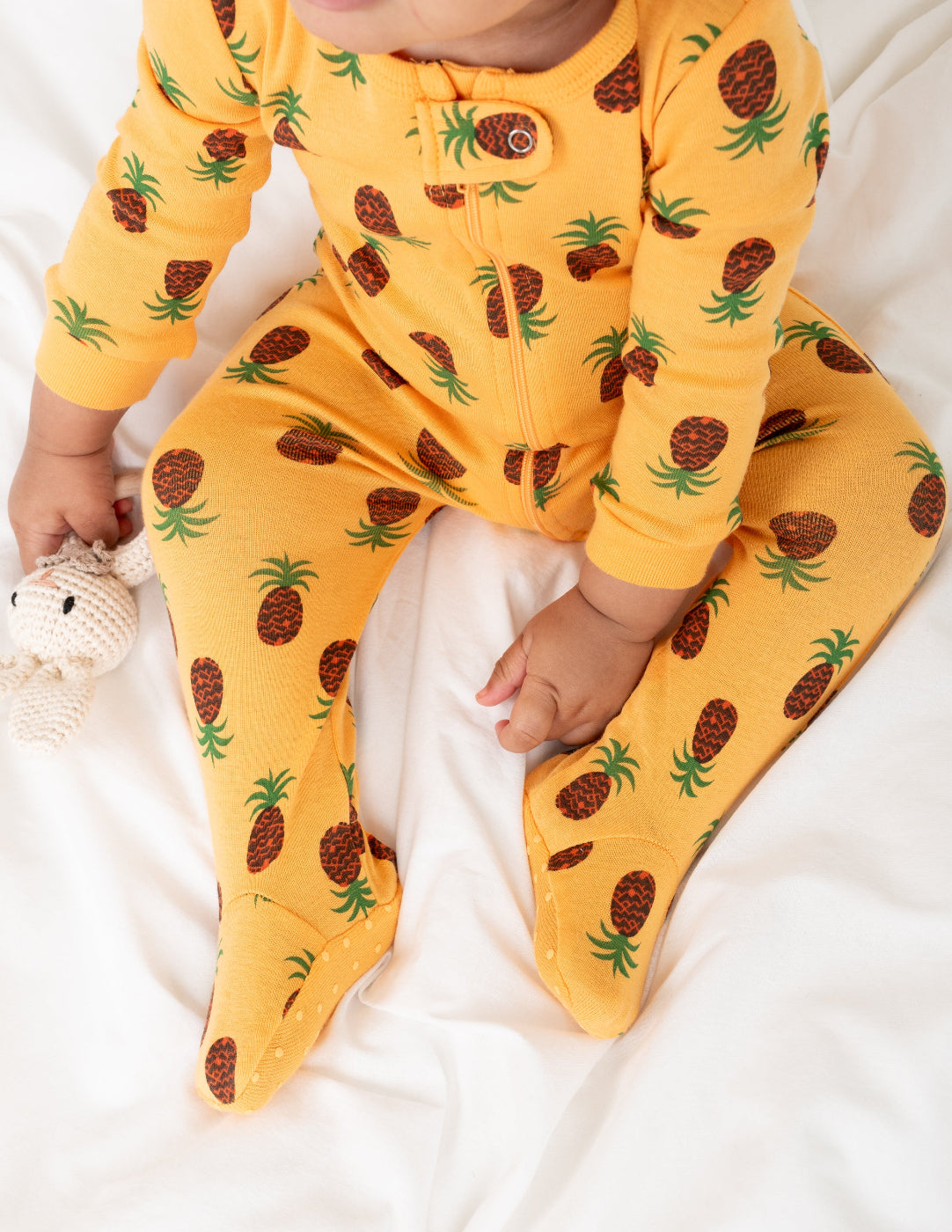 Baby Footed Food Print Pajamas