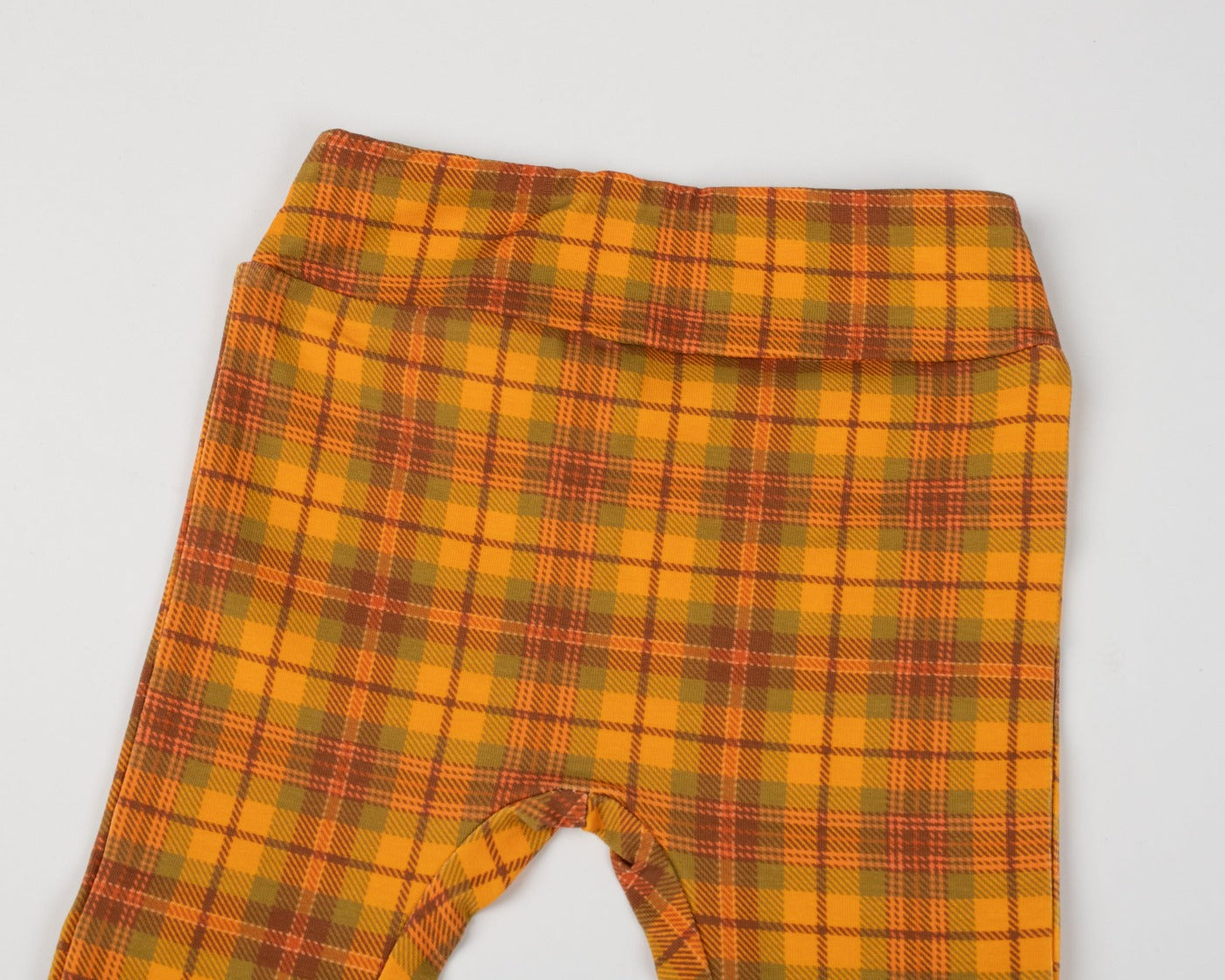 Plaid Jersey Bell Bottoms Flare Pants For Babies, Toddlers And Girls