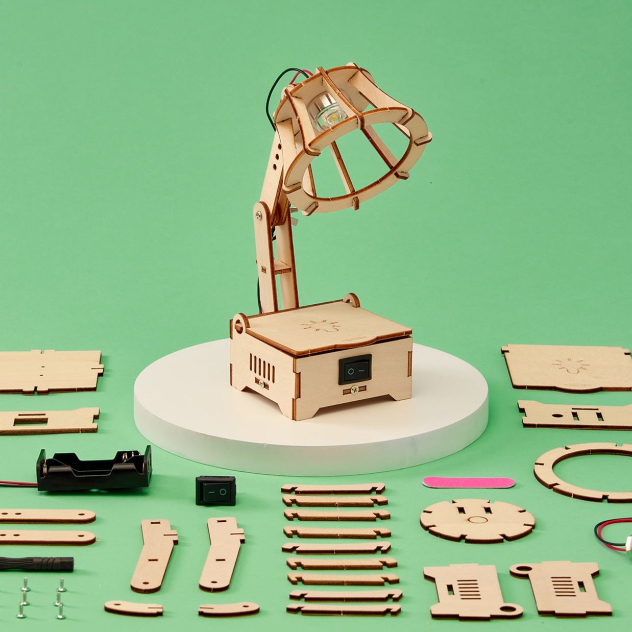 Led Lamp Diy Kit, Educational Stem Toy