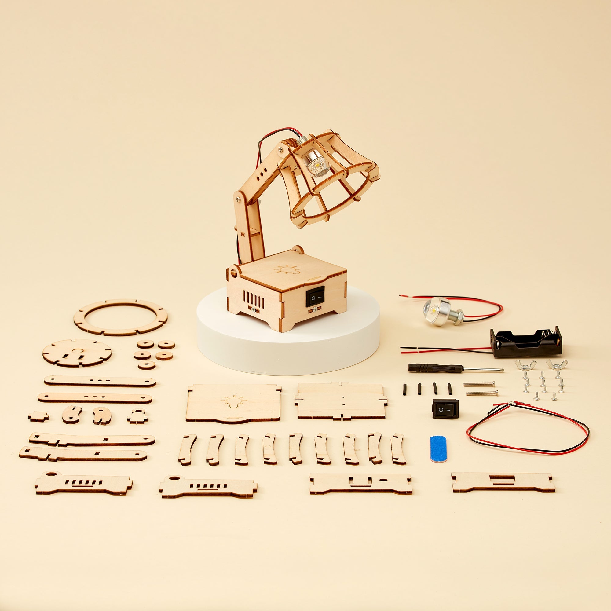 Led Lamp Diy Kit, Educational Stem Toy