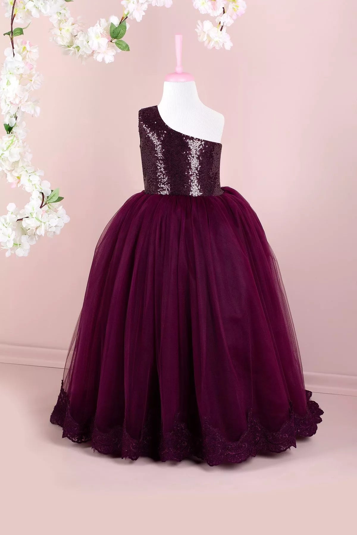 THA Dressing Lauren Purple Party Dress for Girls