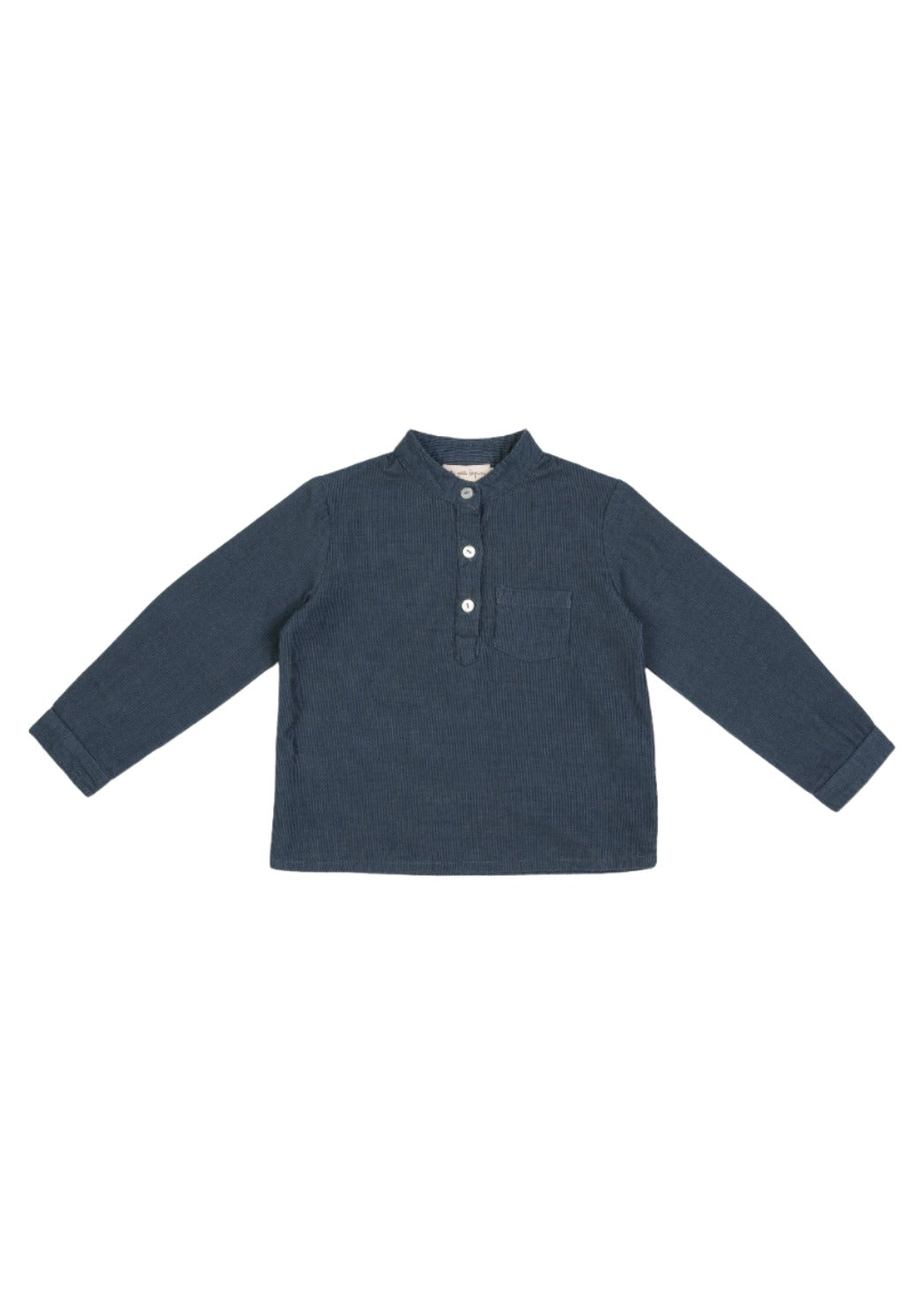 Milo | Corduroy Long Sleeve Button Shirt | Dusk
