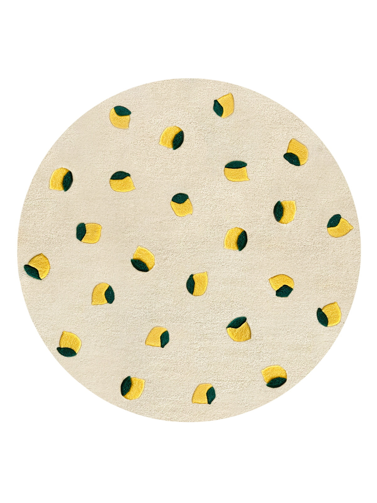 Rug Lemons 3.9 Ft Diameter
