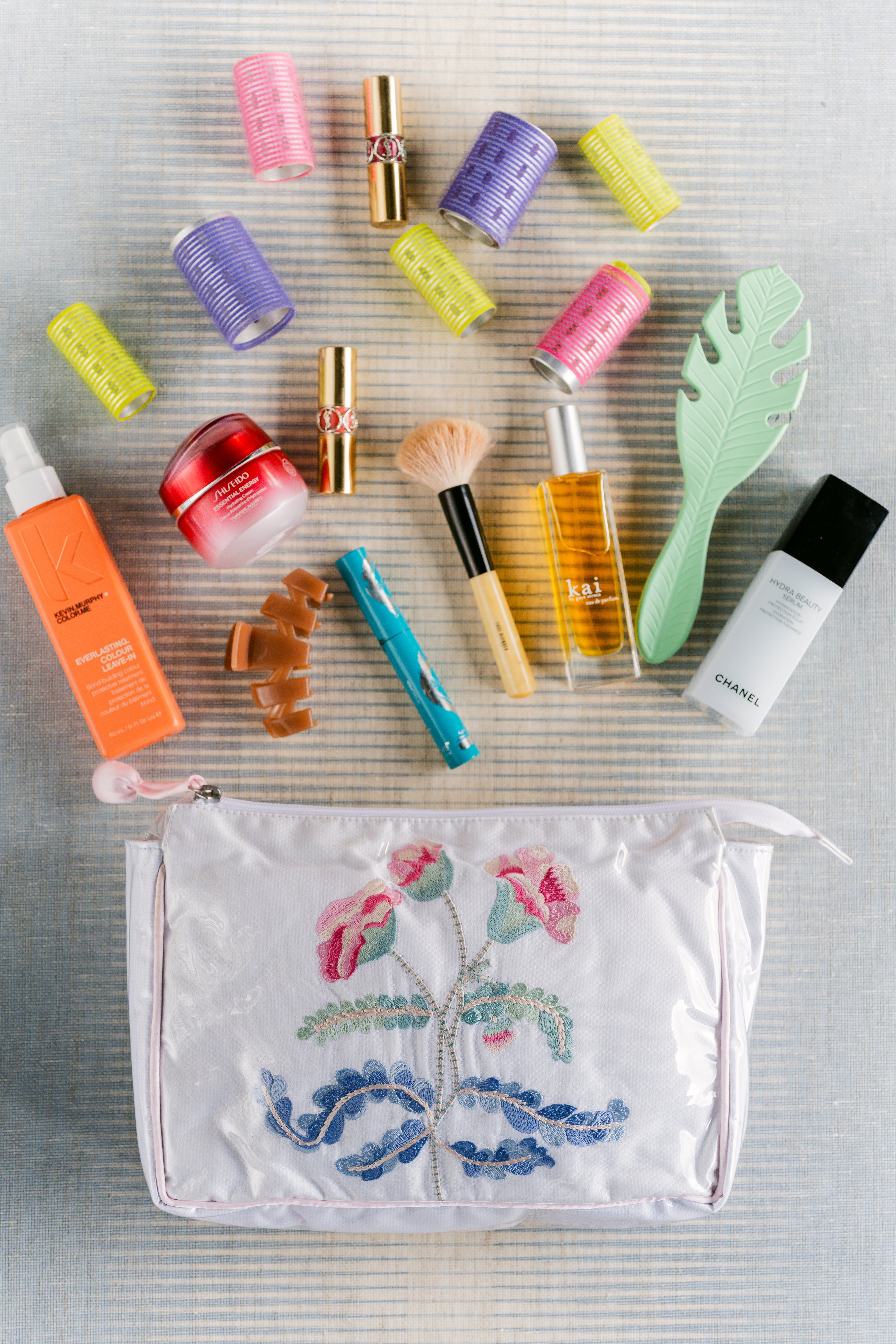 Carnation Large Makeup Bag