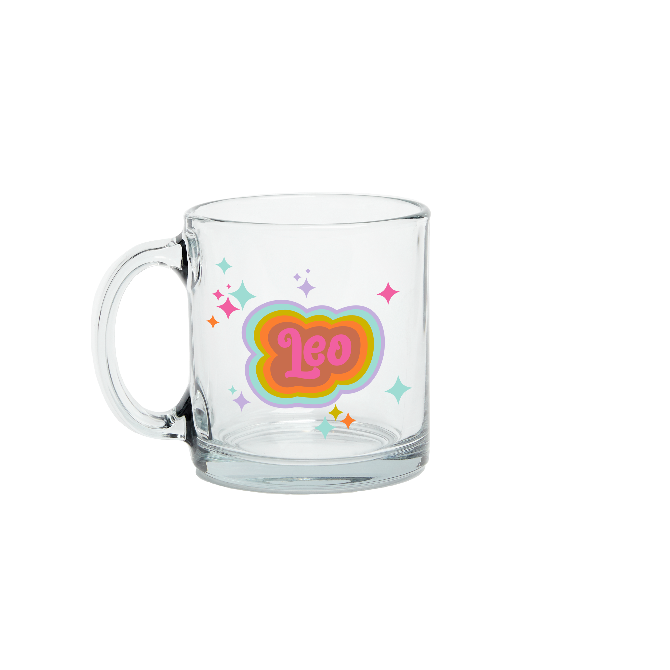 Astrology Clear Glass Mug