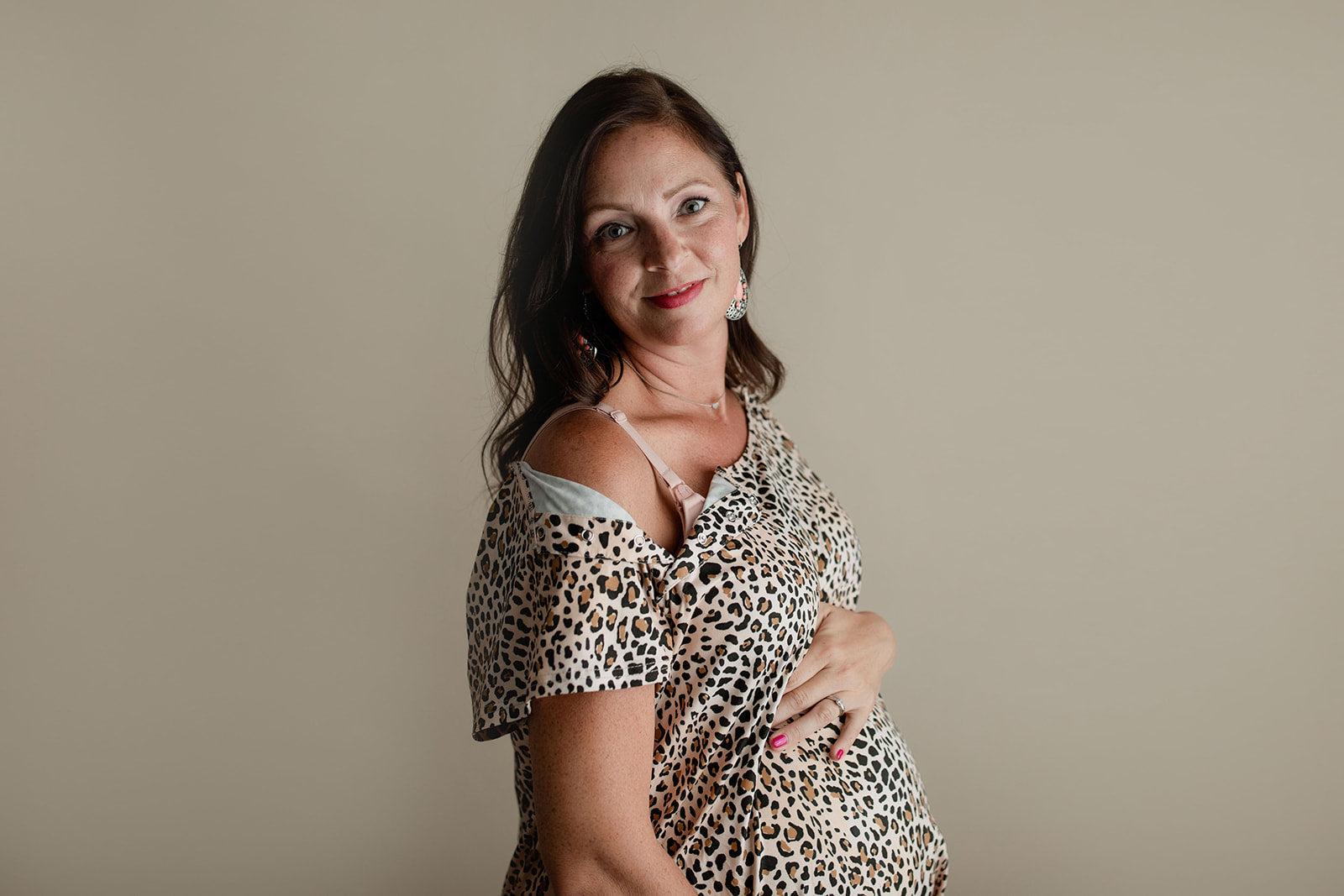 Leopard Print Labor & Delivery Nursing Hospital Gown