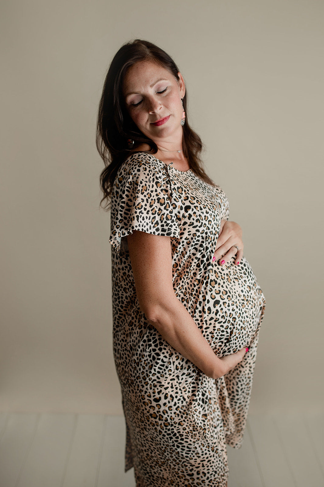 Leopard Print Labor & Delivery Nursing Hospital Gown