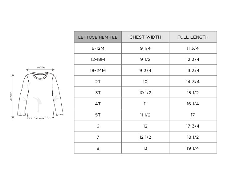 Lettuce Hem Tee
