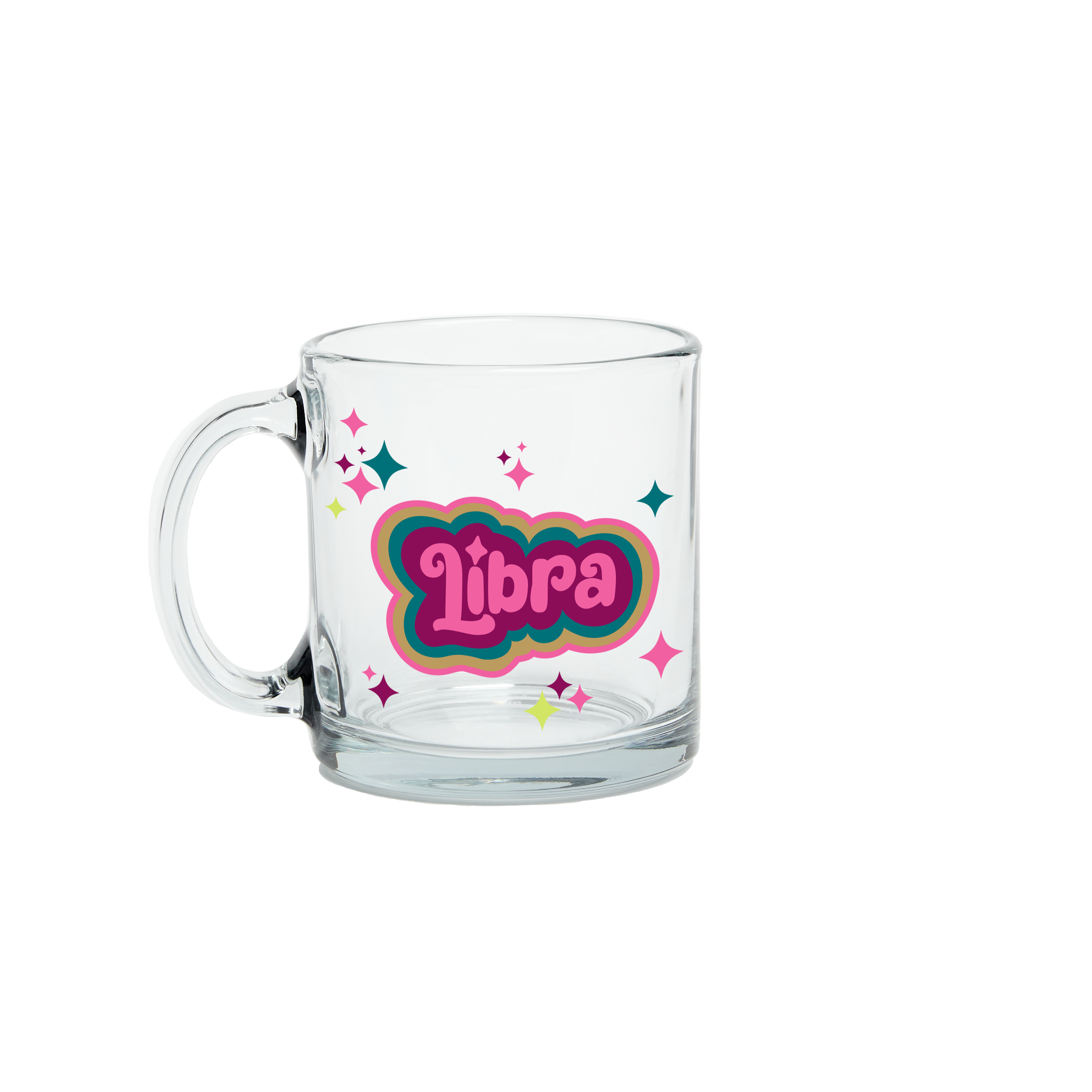 Astrology Clear Glass Mug