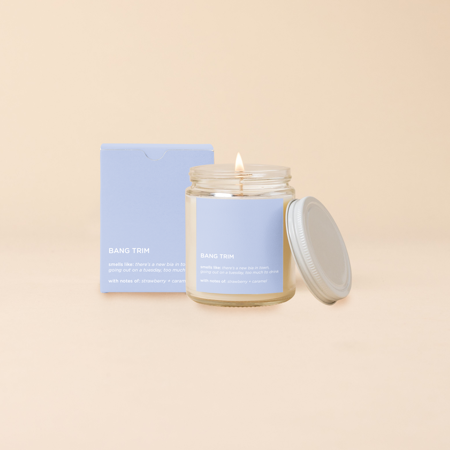 Candle Jar W/lid - Life