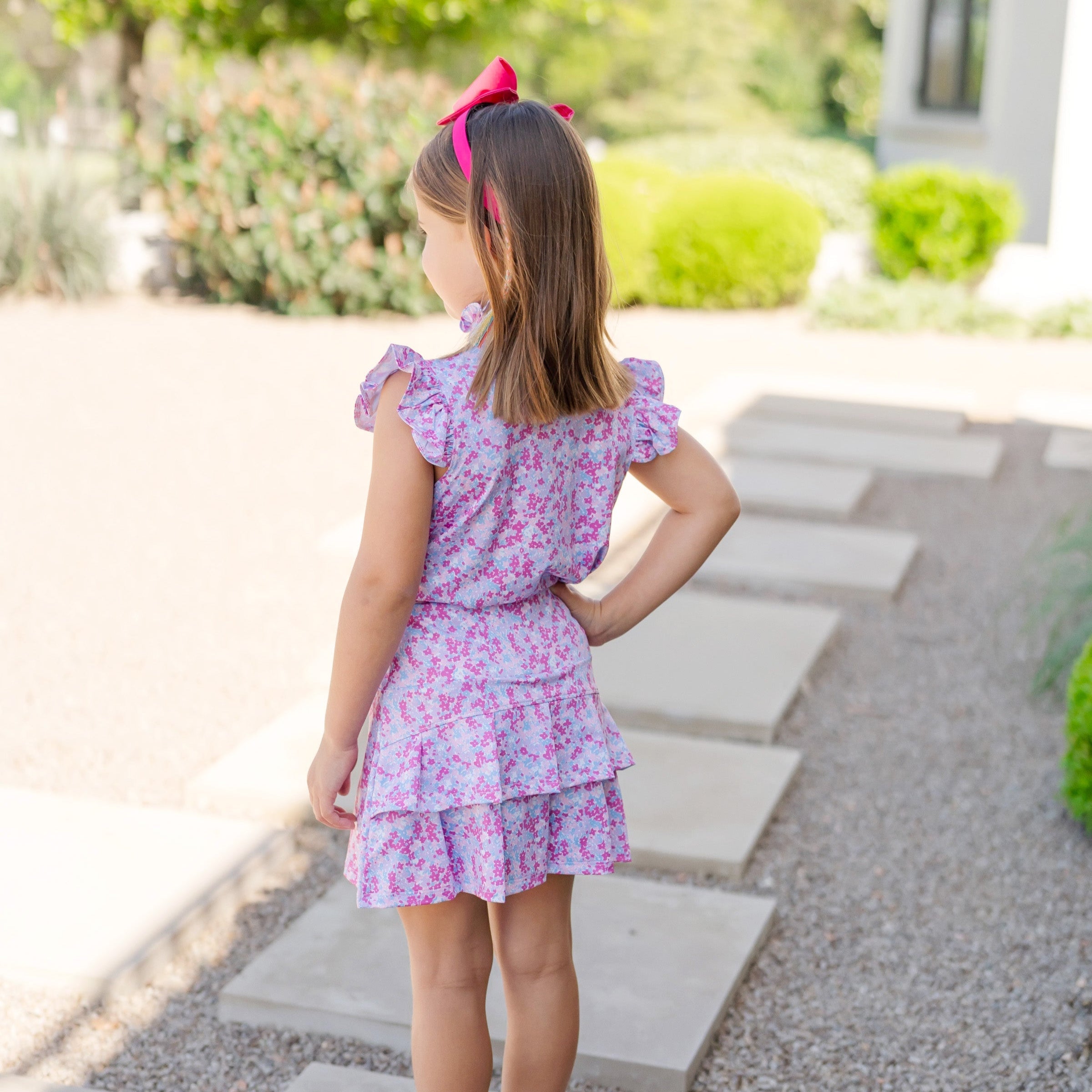 Margot Girls' Performance Skirt By Lh Sport - Preppy Petals