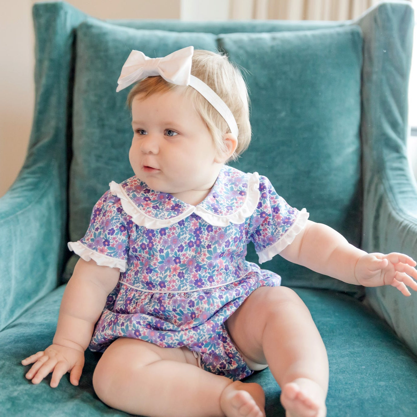 Council Girls' Bubble - Blackberry Floral