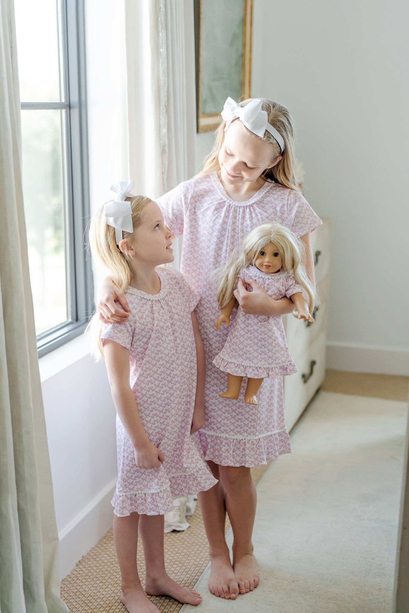 Camden Girls' Dress - Pretty Pink Bows