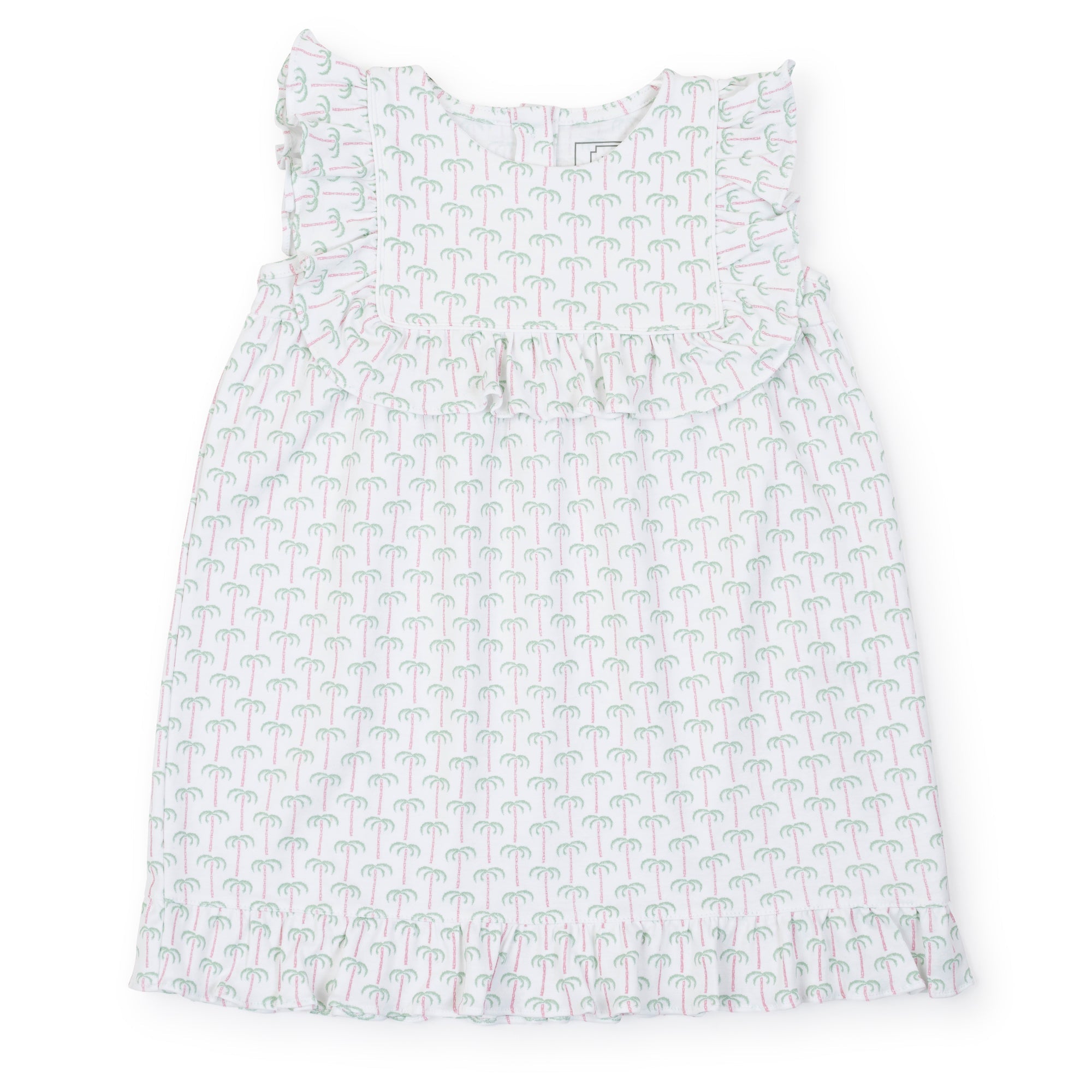 Piper Girls' Pima Cotton Dress - Pacific Palms Pink