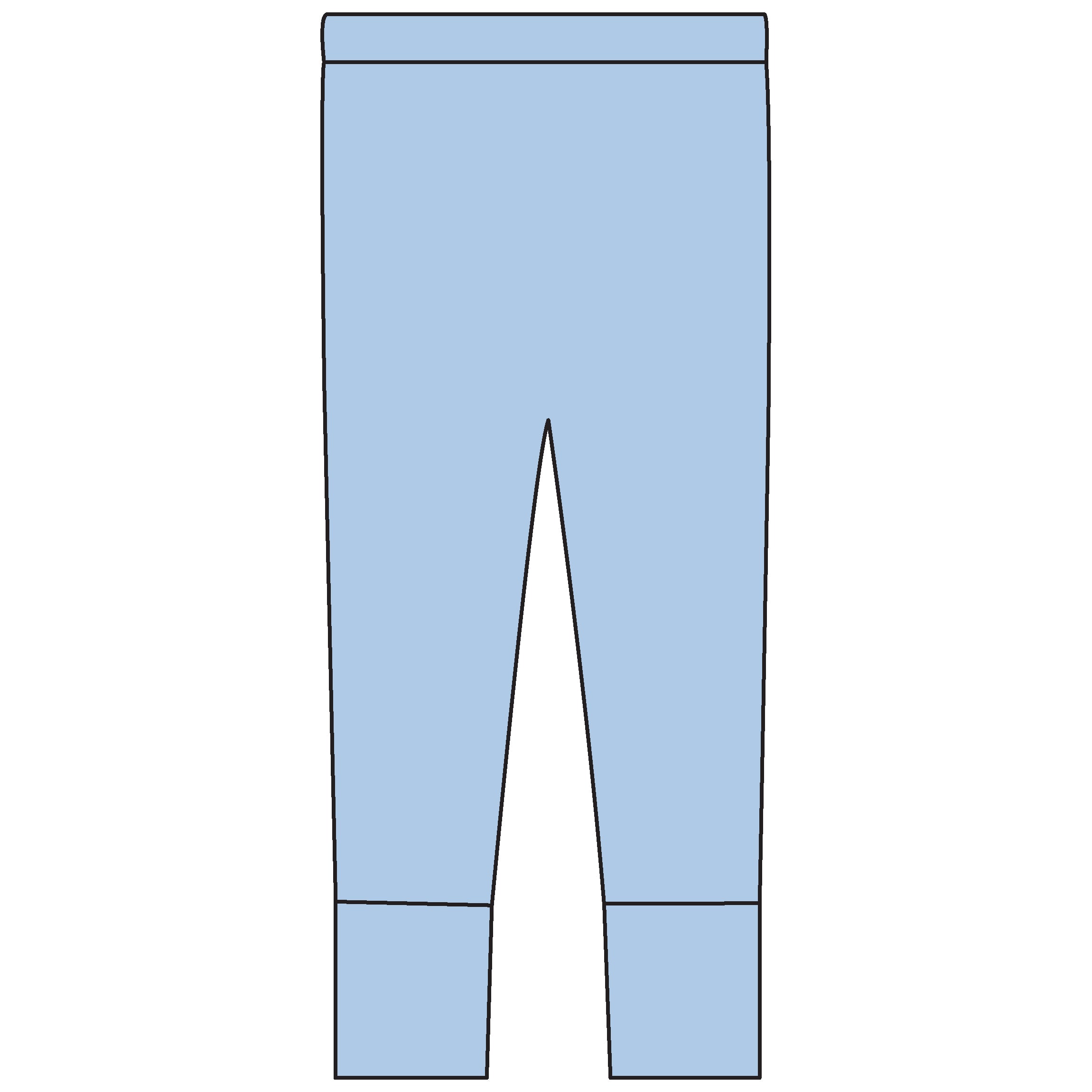 Lillian Trisomy 18 Blue Bamboo Leggings