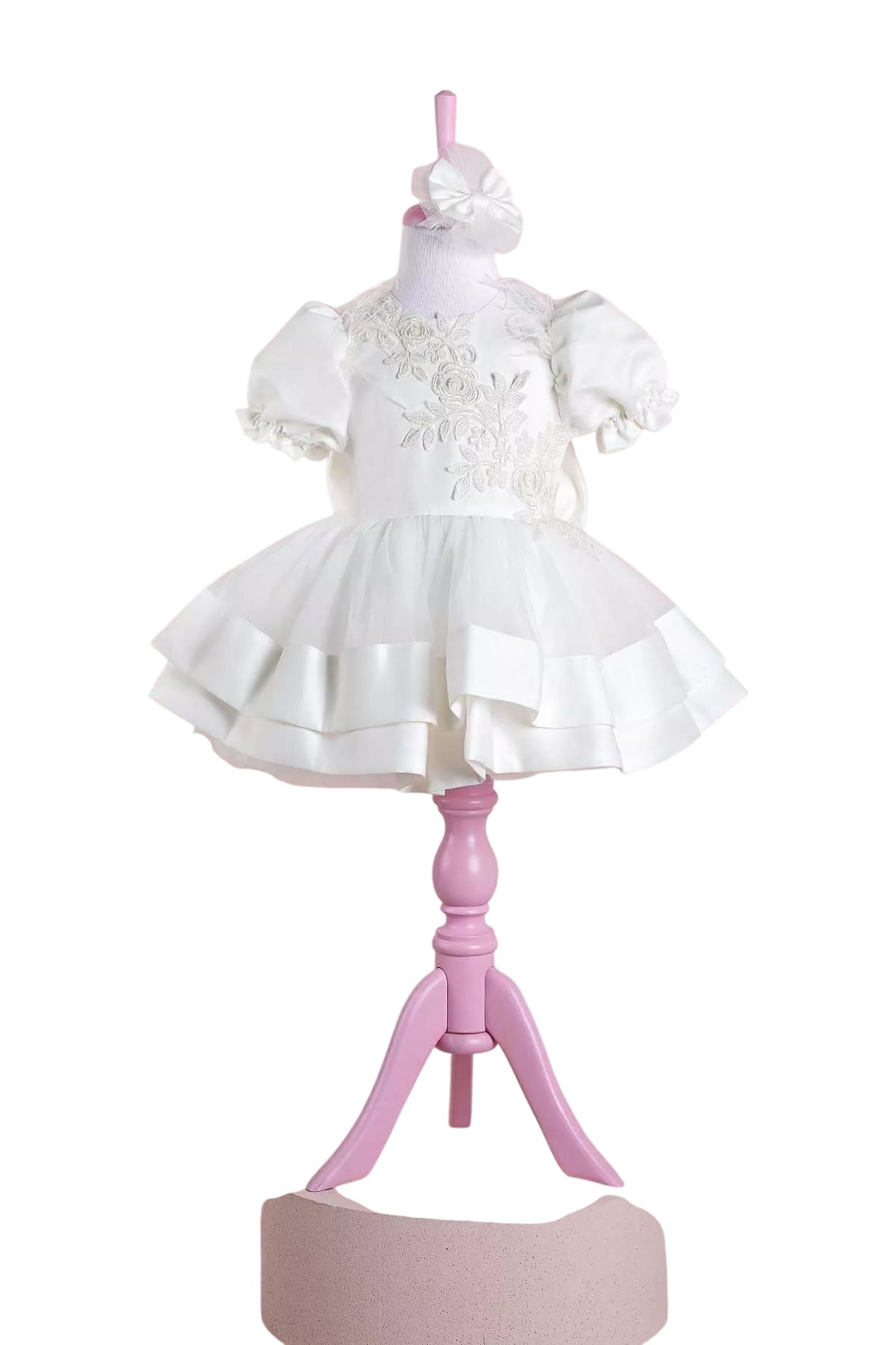 Linda White Party Dress