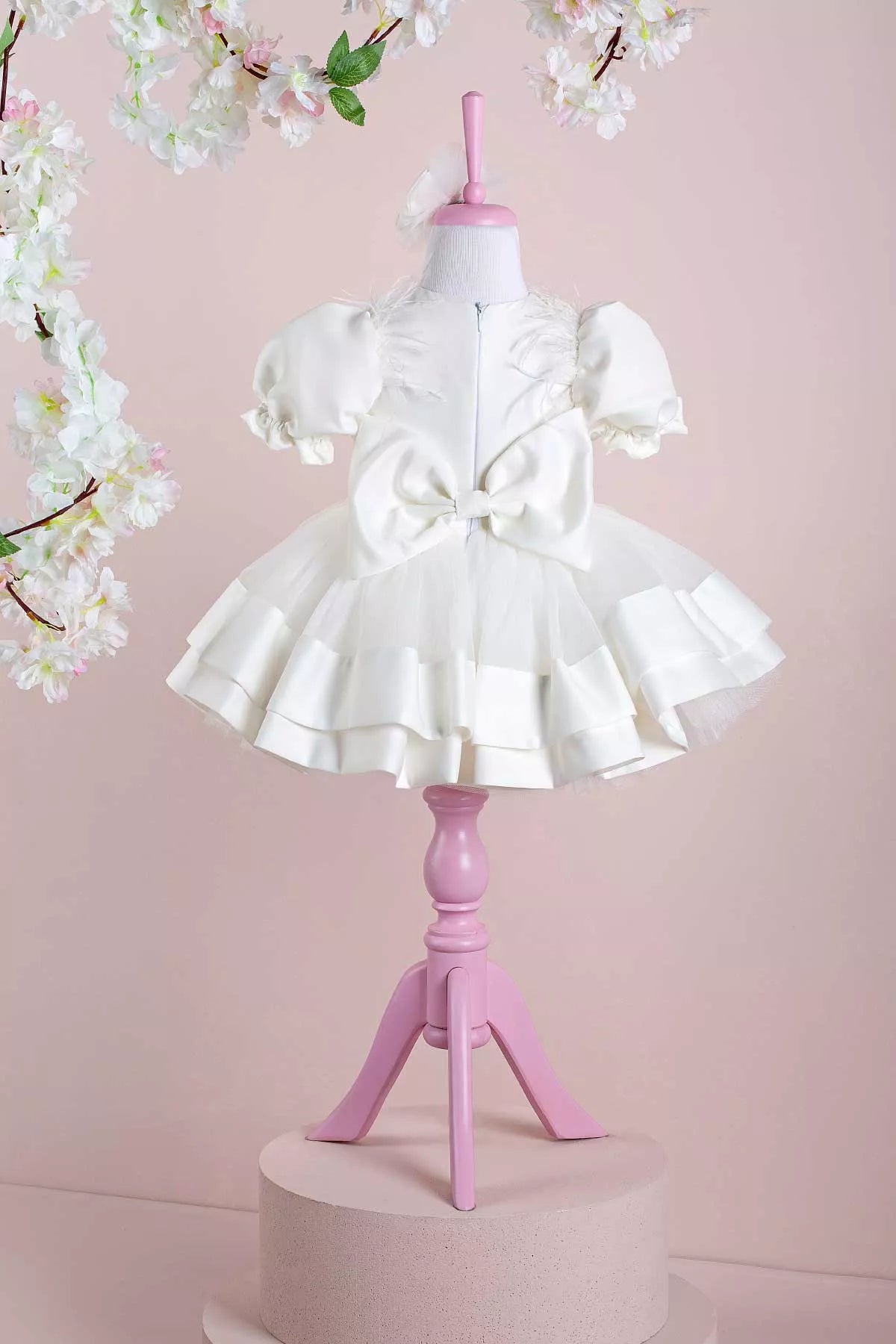 Linda White Party Dress