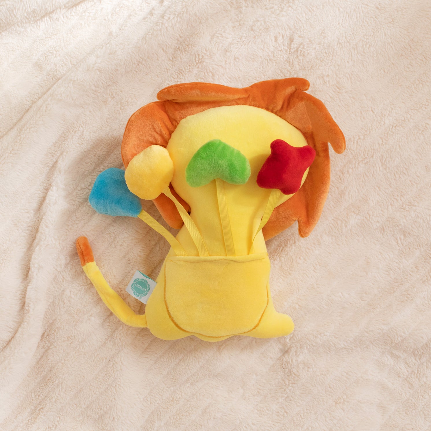 Yellow Lion Snugglebuddies Emotions Plush