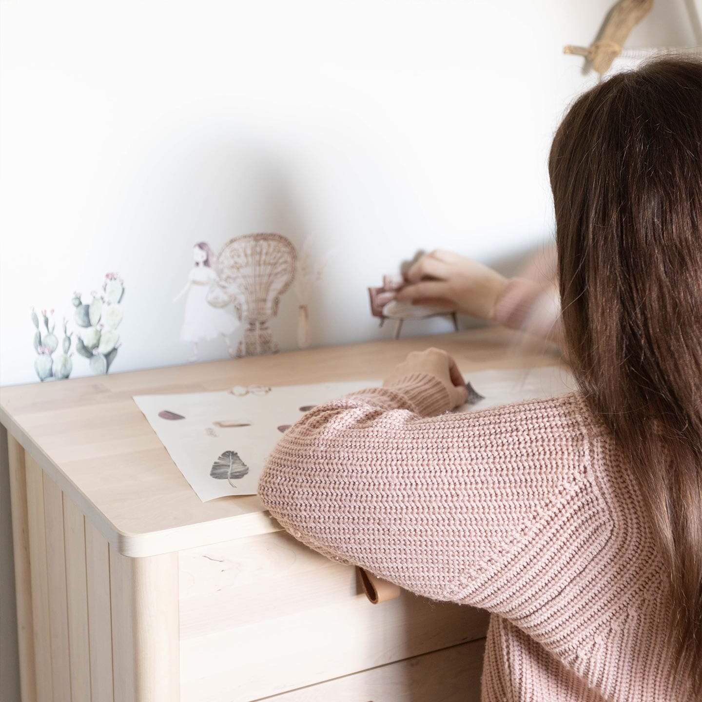 Little Boho Girl Decal Pack