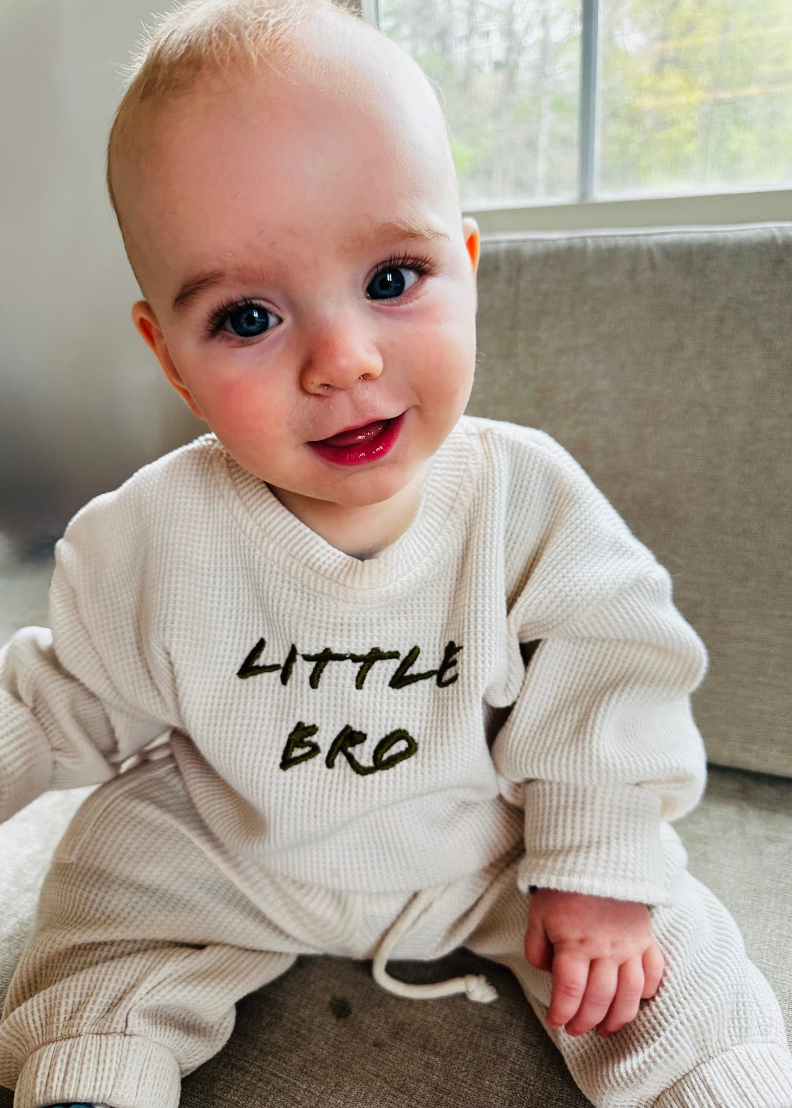 Little Brother Jogger Set | Baby & Toddler Matching Sibling Outfits