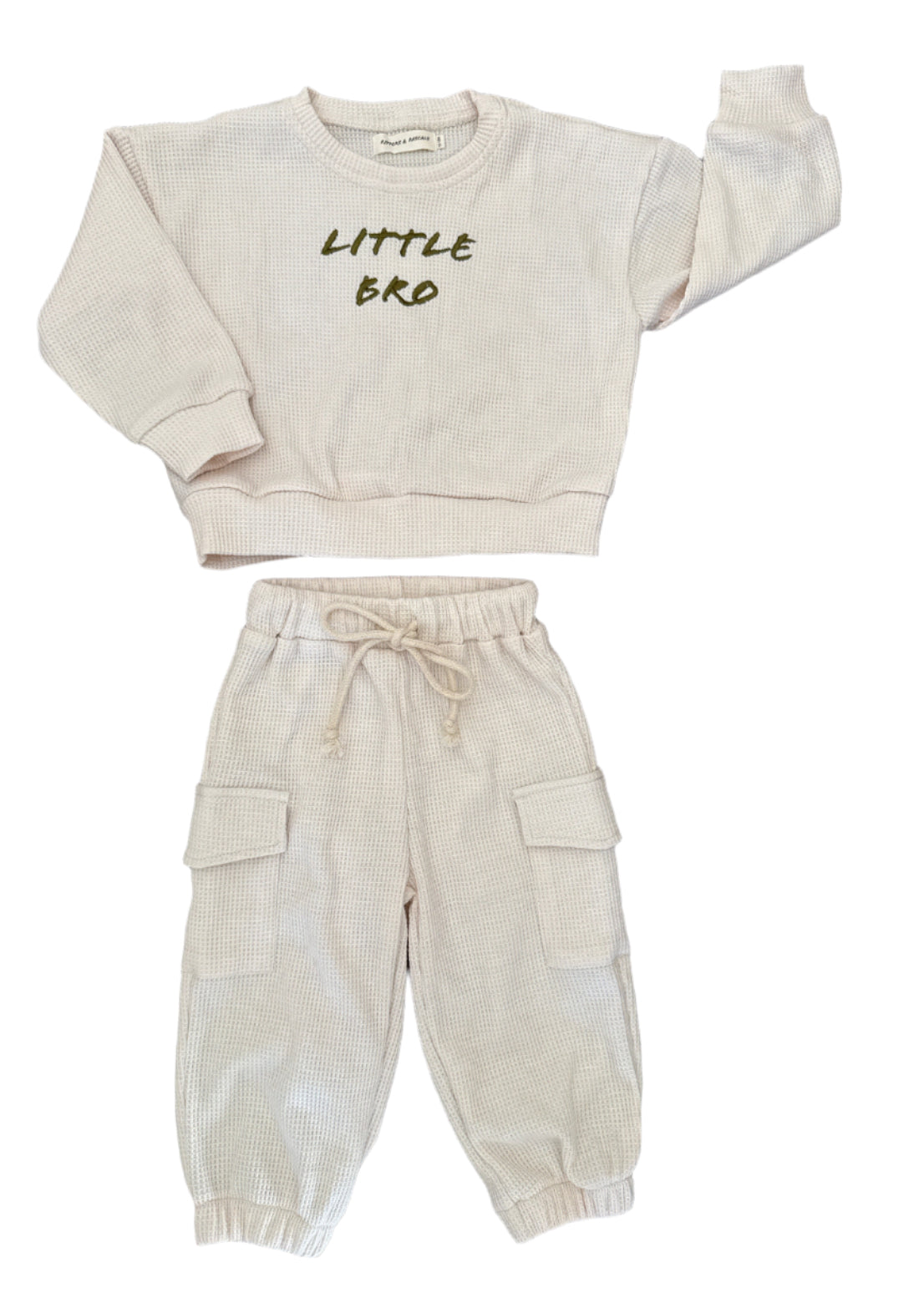 Little Brother Jogger Set | Baby & Toddler Matching Sibling Outfits
