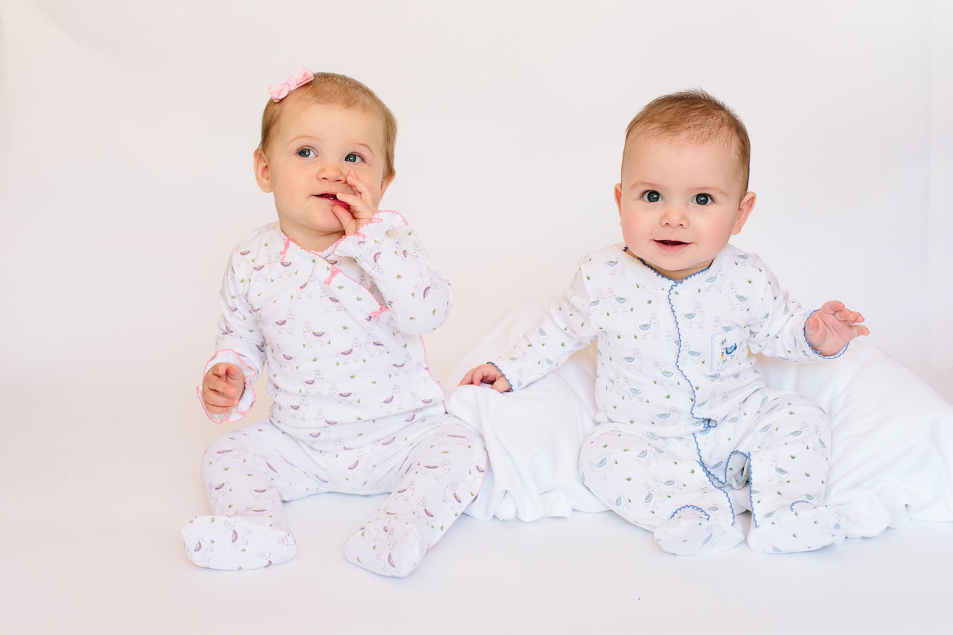 Alex The Alpaca Blue Footie