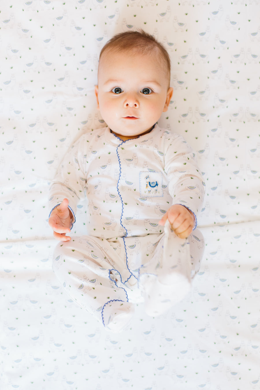 Alex The Alpaca Blue Footie