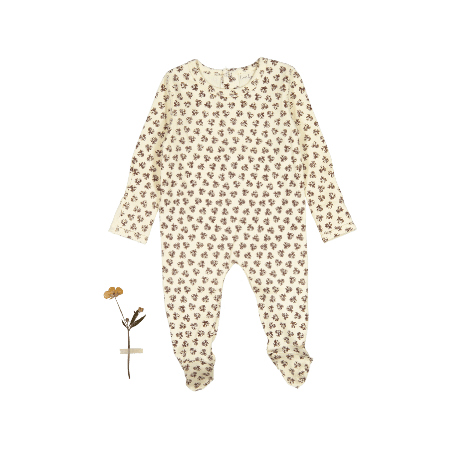 The Printed Romper - Neutral Floral