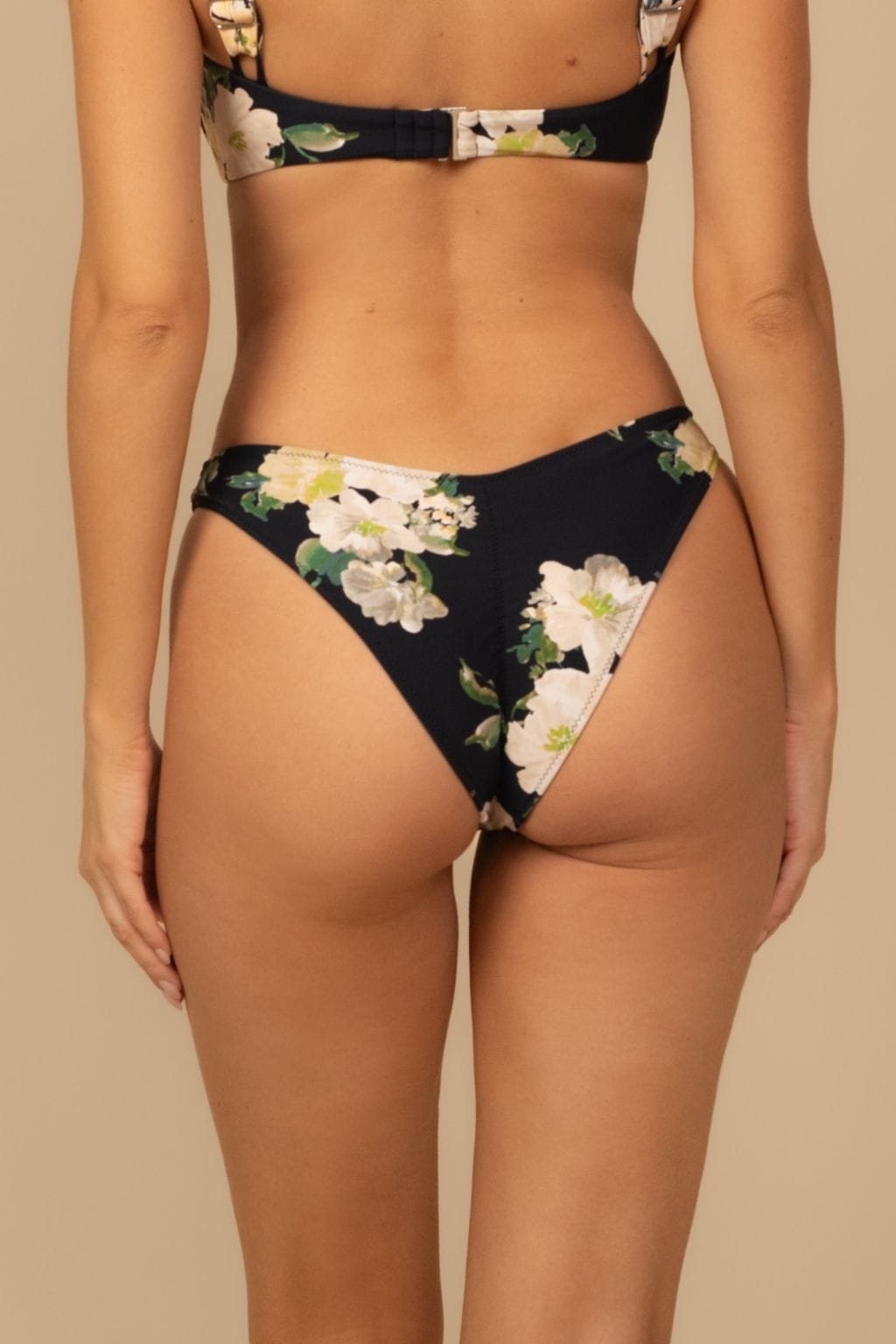 Liz Floral Lulu (zig-zag Stitch) Bikini Bottom