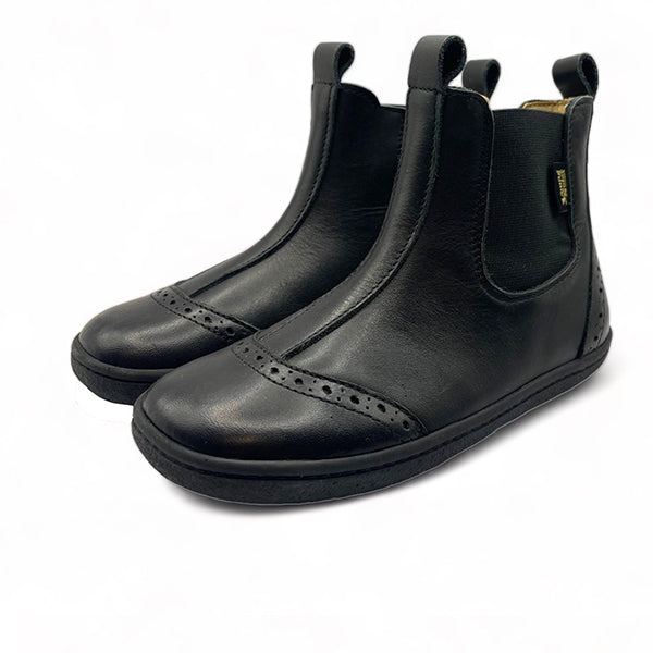 Logan Kids Chelsea Boot Black Leather