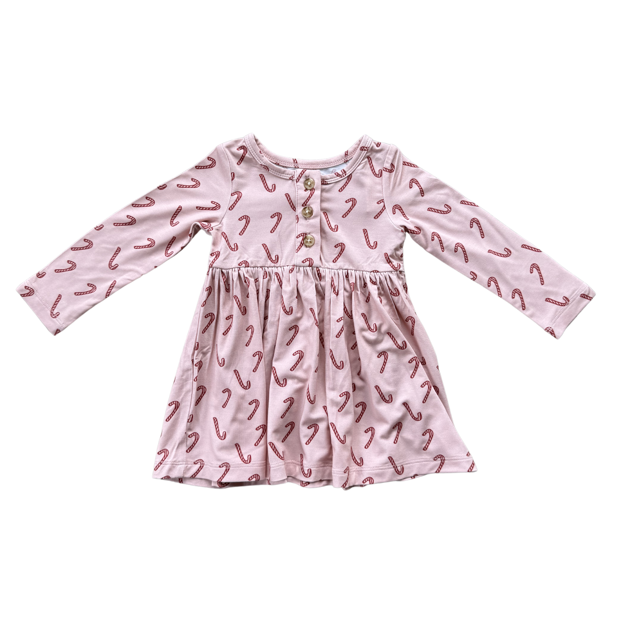 Long Sleeve Henley Dress