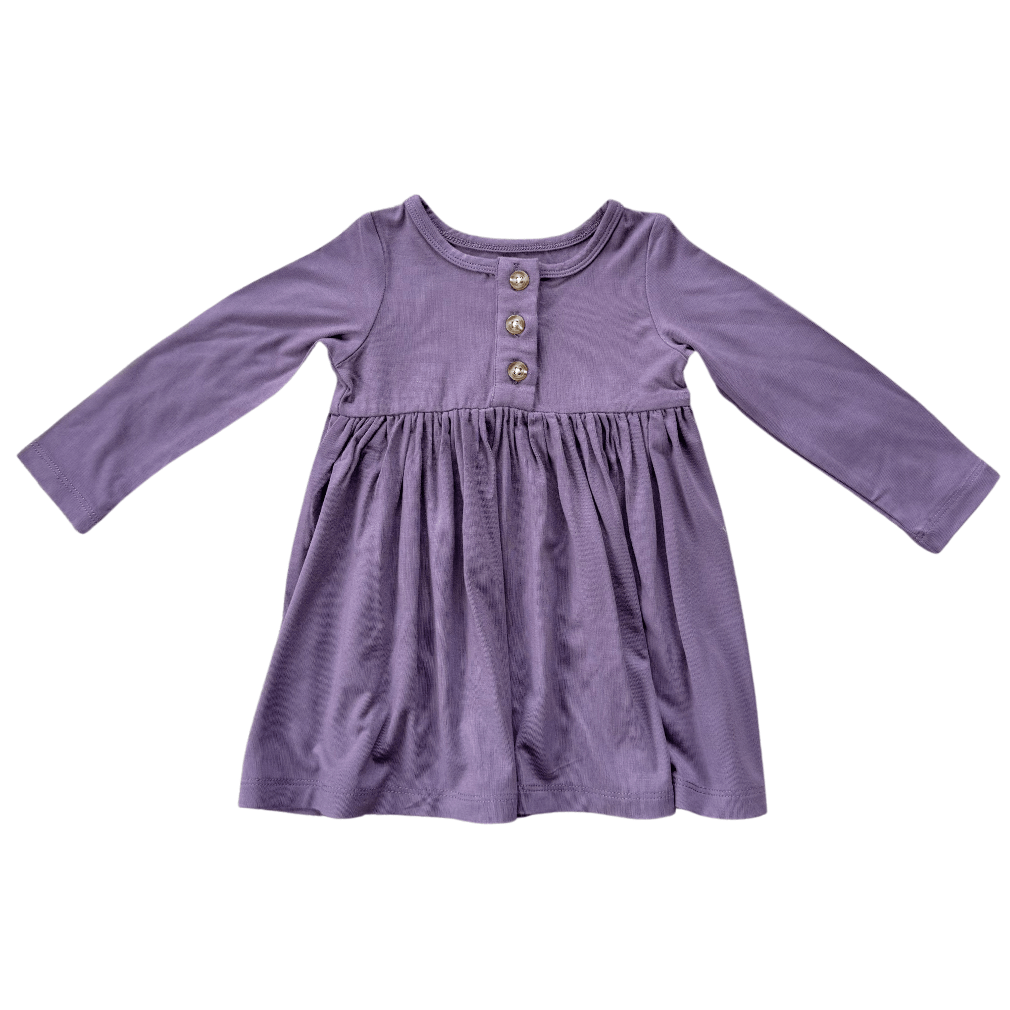 Long Sleeve Henley Dress