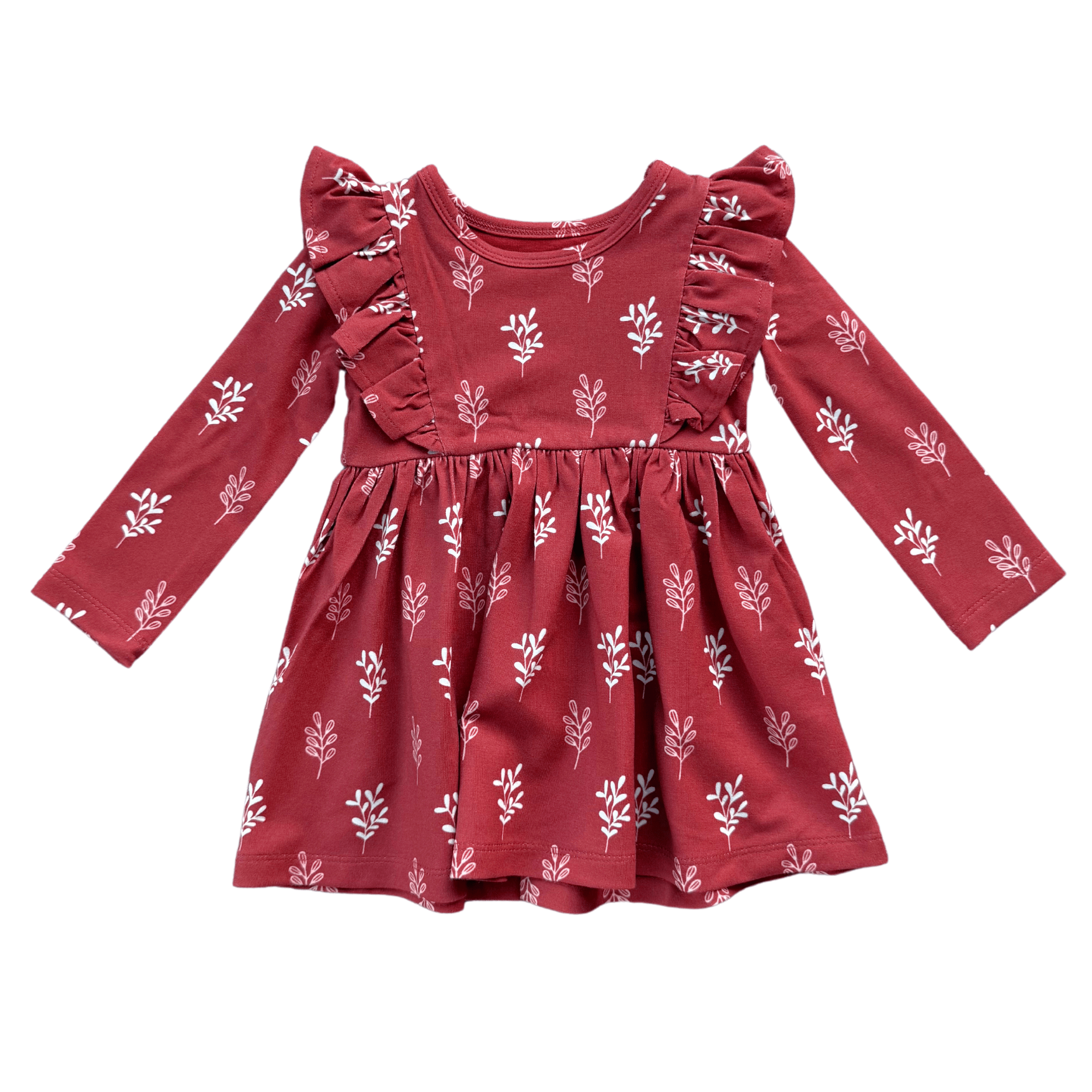 Long Sleeve Ruffle Dress
