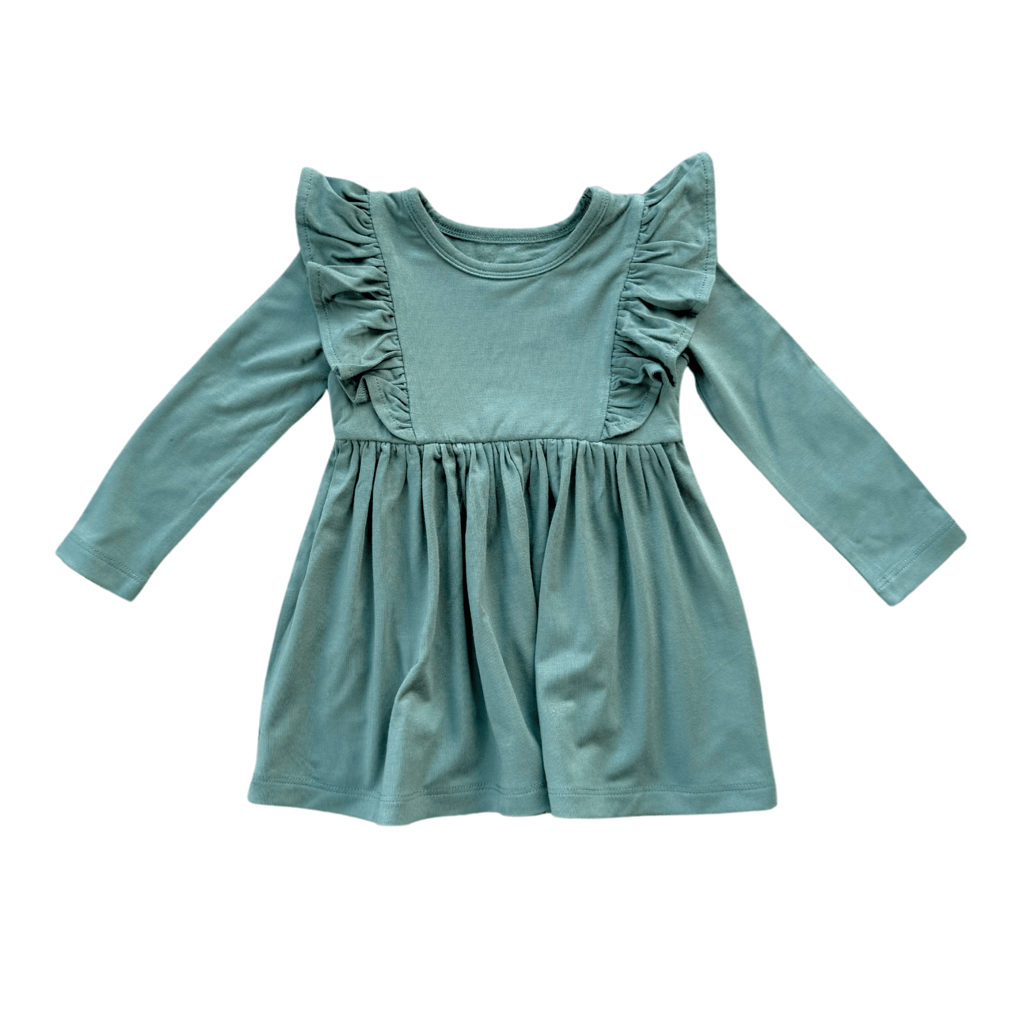 Long Sleeve Ruffle Dress